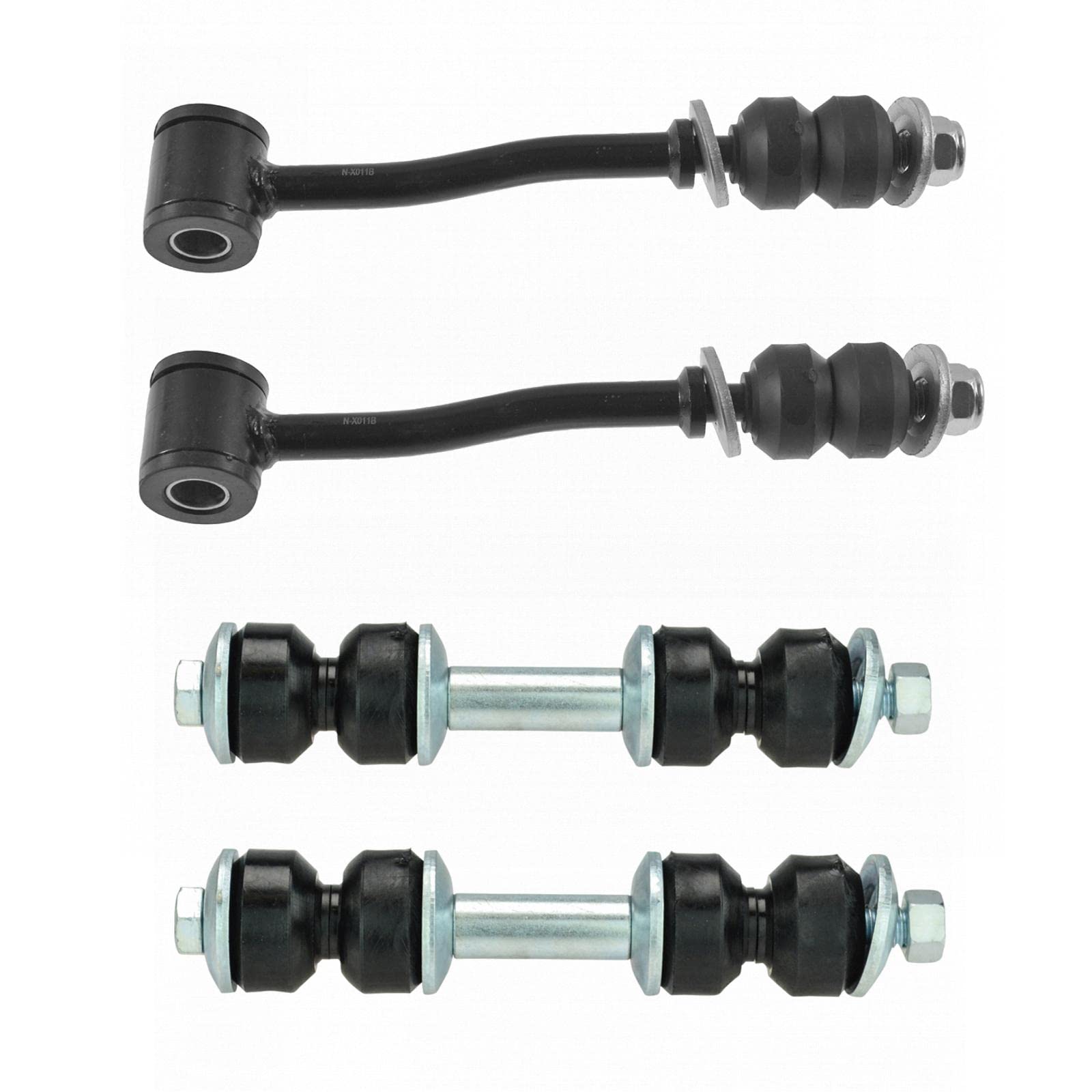 Trq Front & Rear Sway Bar Stabilizer Link Set Compatible With 1993-1995 Jeep Grand Cherokee 1993 Grand Wagoneer