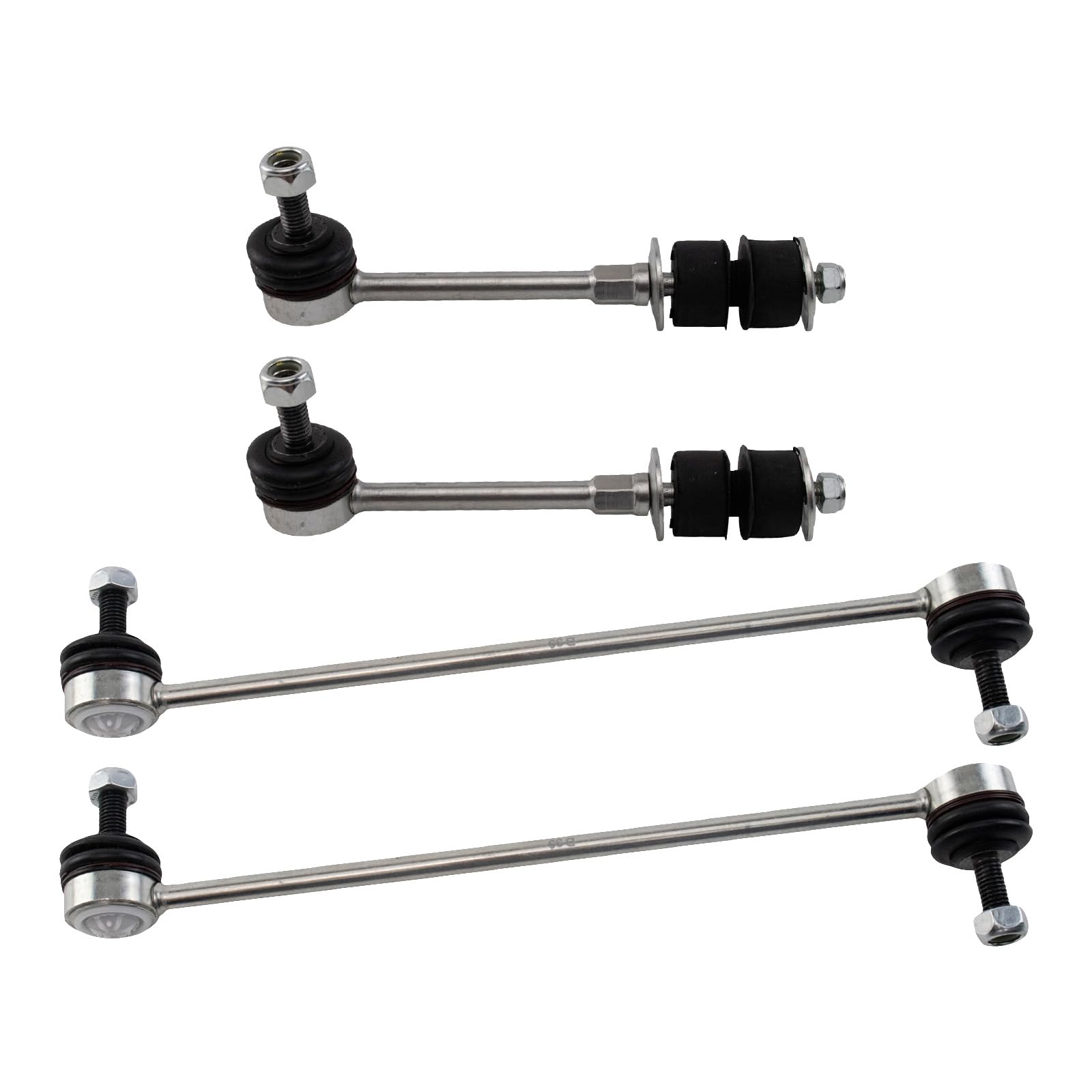 Trq Front & Rear Sway Bar Stabilizer Link Set Compatible With 2011-2017 Volvo S60 2016-2017 S60 Cross Country 2007-2015 S80 2015