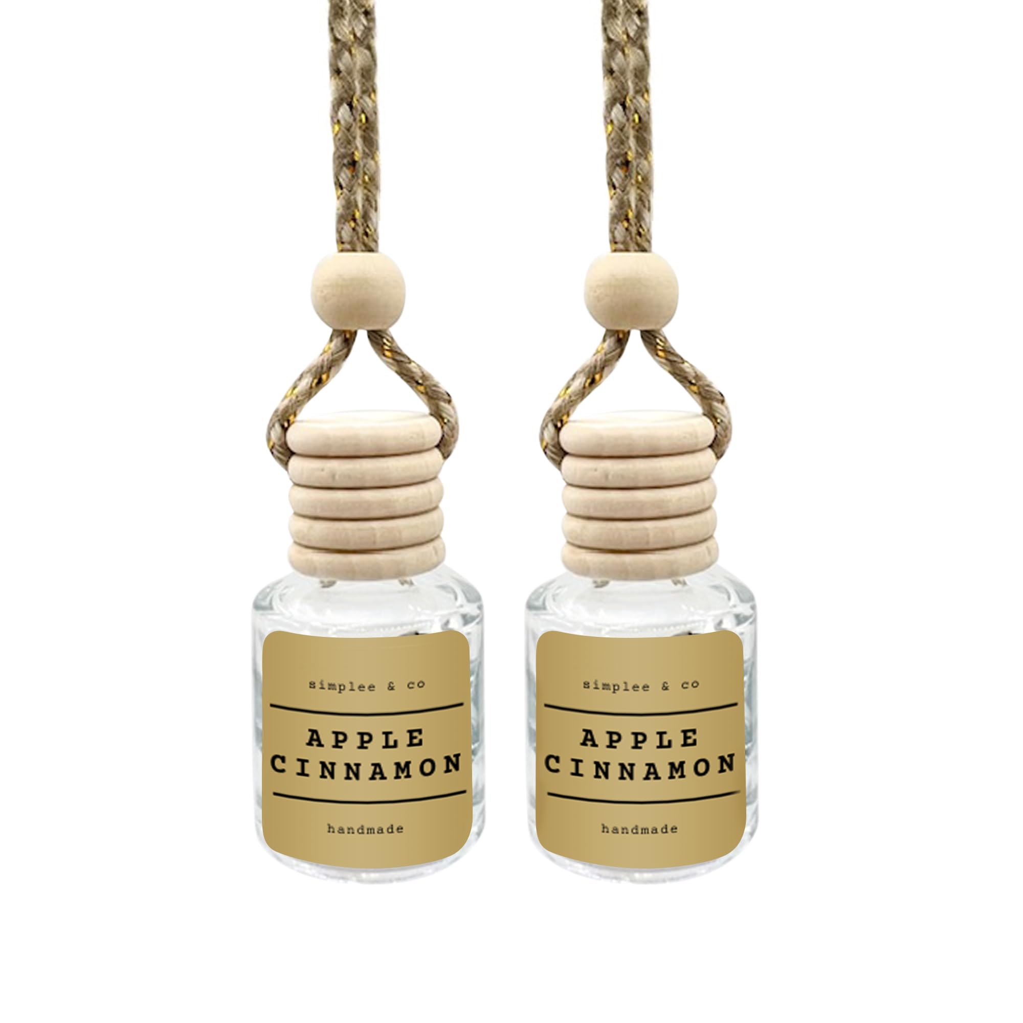 Pumpkin Spice Latte Car Air Hanging Essential Oil, Car Air Freshener Diffuser, Long Lasting Essential Oils, Aromatherapy Vehicle