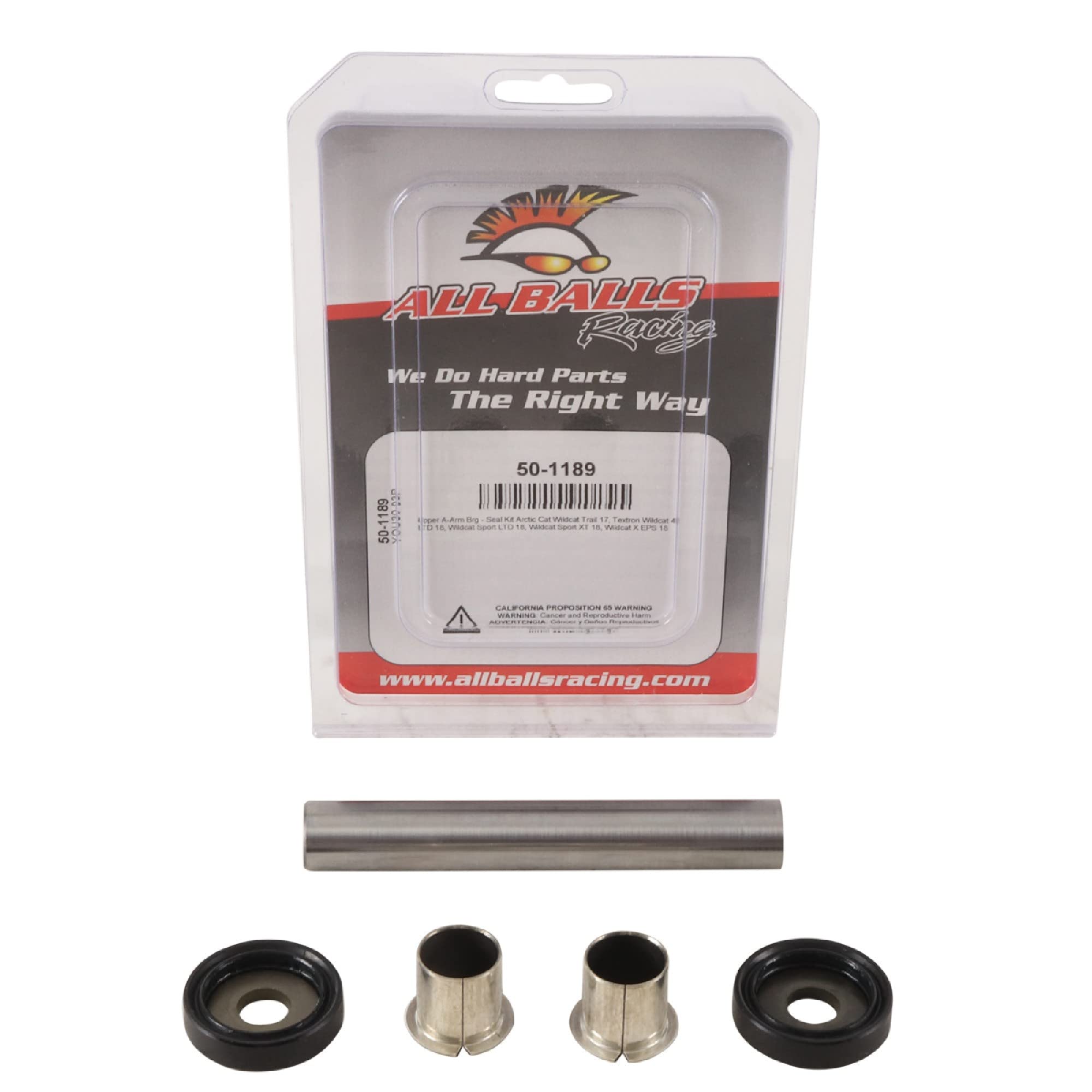 All Balls A-Arm Kit (50-1189) Replacement For Arctic Cat Wildcat 4X Ltd 2018, Wildcat Sport Ltd 2018, Wildcat Sport Xt 2018, Wil