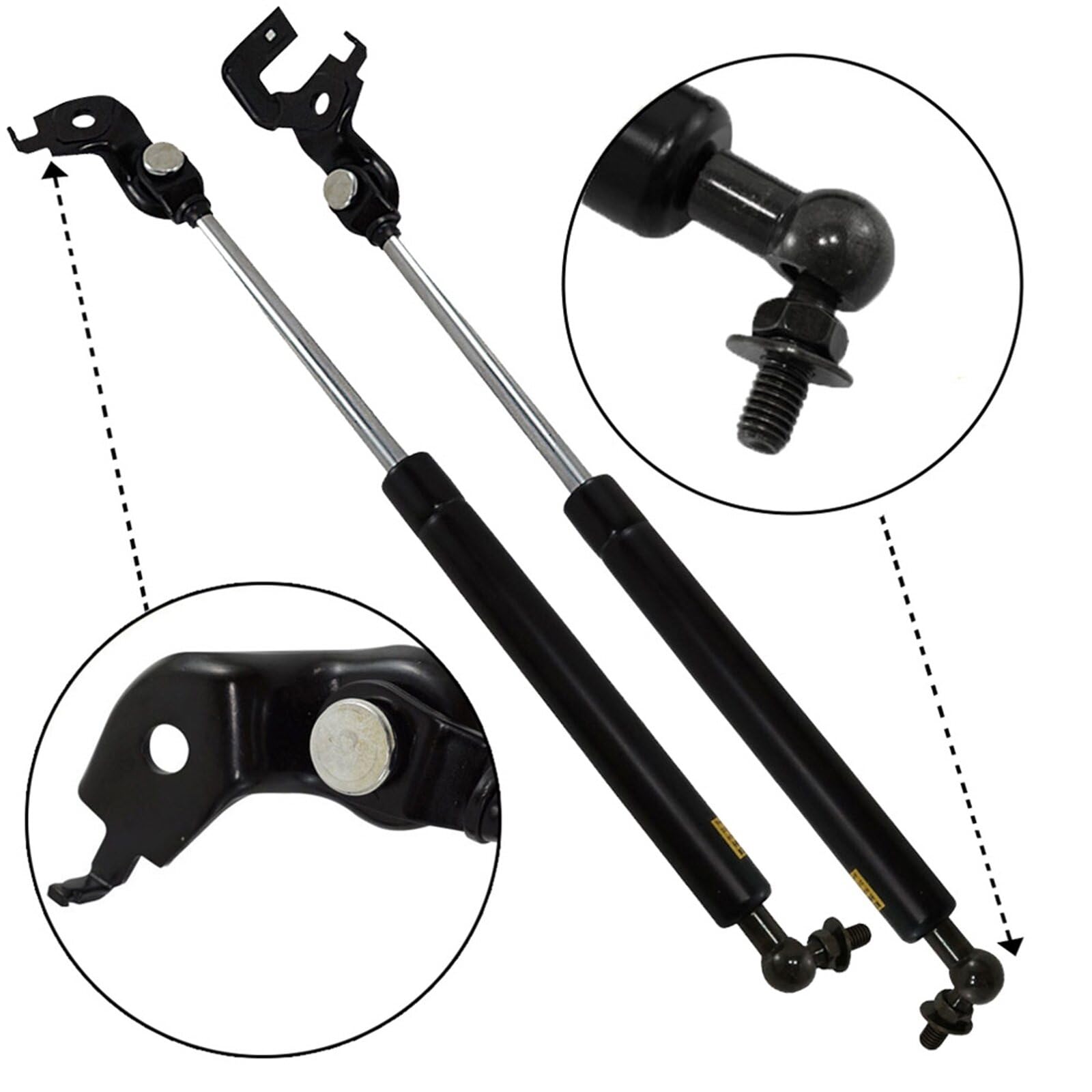 Scitoo Pm3007 14.34'' Lift Supports Fit For Lexus Es300 1992-1996,For Camry 1991-1996 Front Left And Right Hood Shock Struts 2Pc