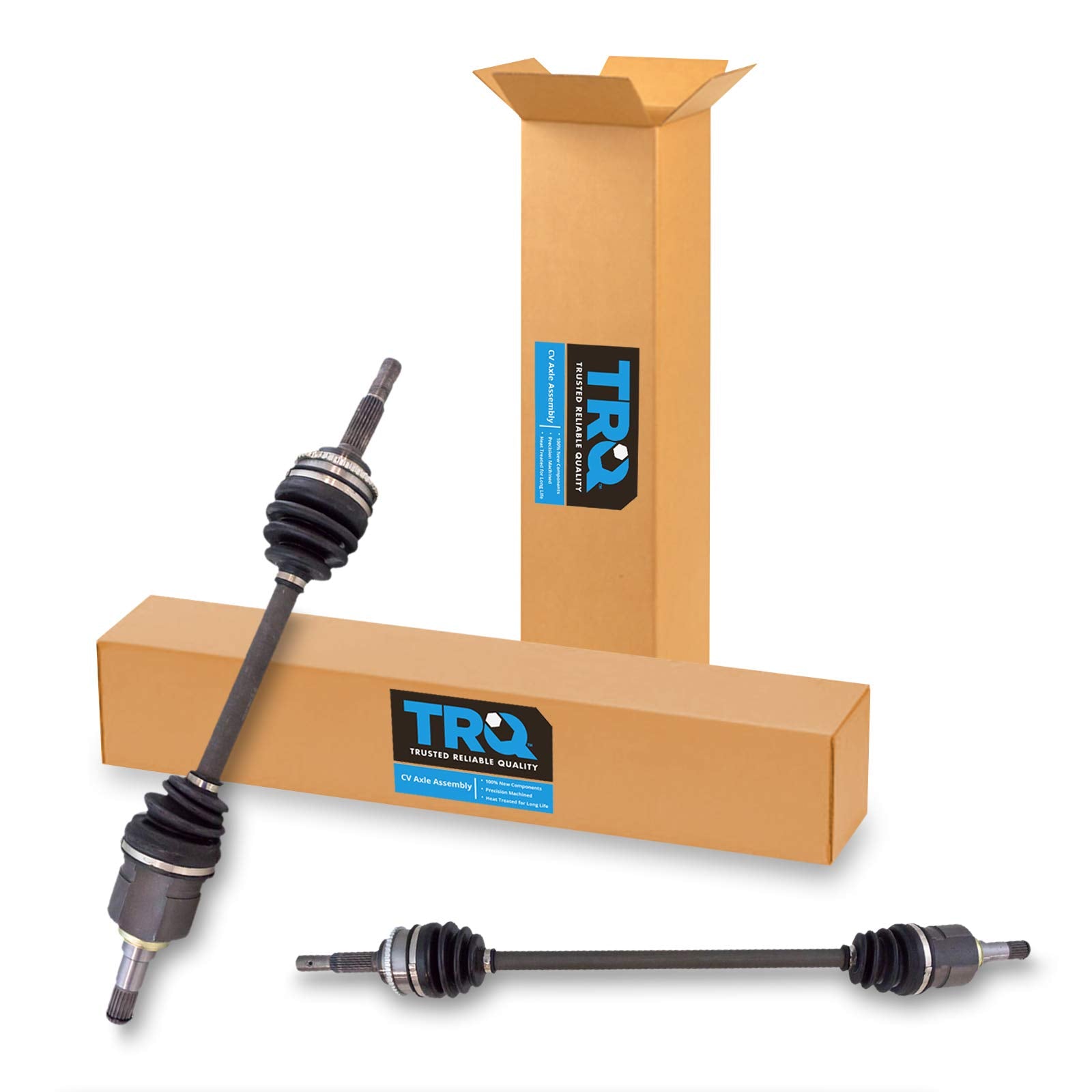 Trq Front Cv Axle Shaft Assembly Set Compatible With 1992-1997 Toyota Paseo 1987-1998 Tercel