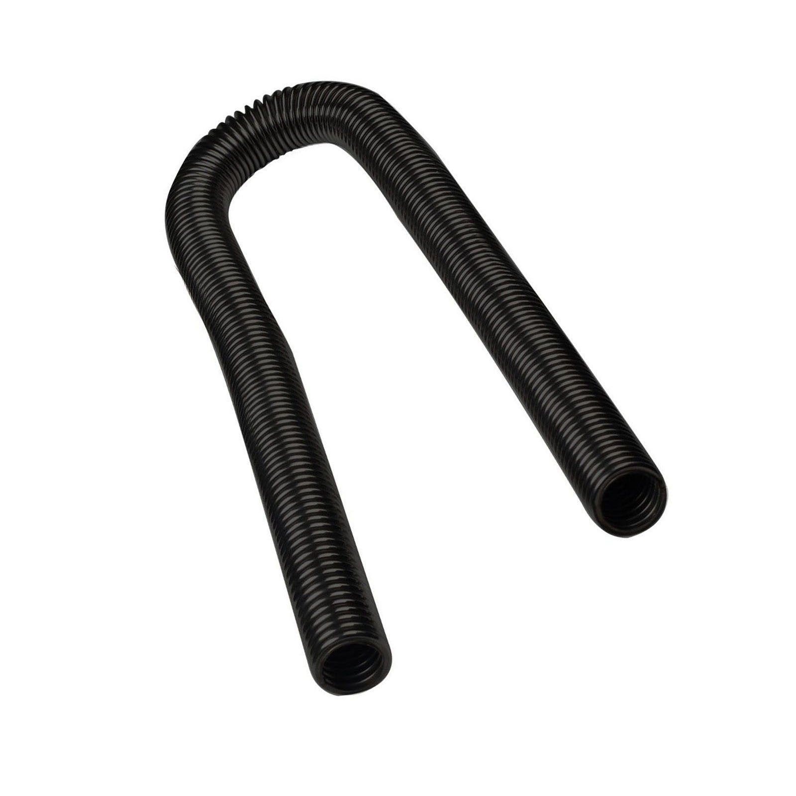 48'' Black Stainless Steel Radiator Flexible Coolant Hose Kit With Caps Universal
