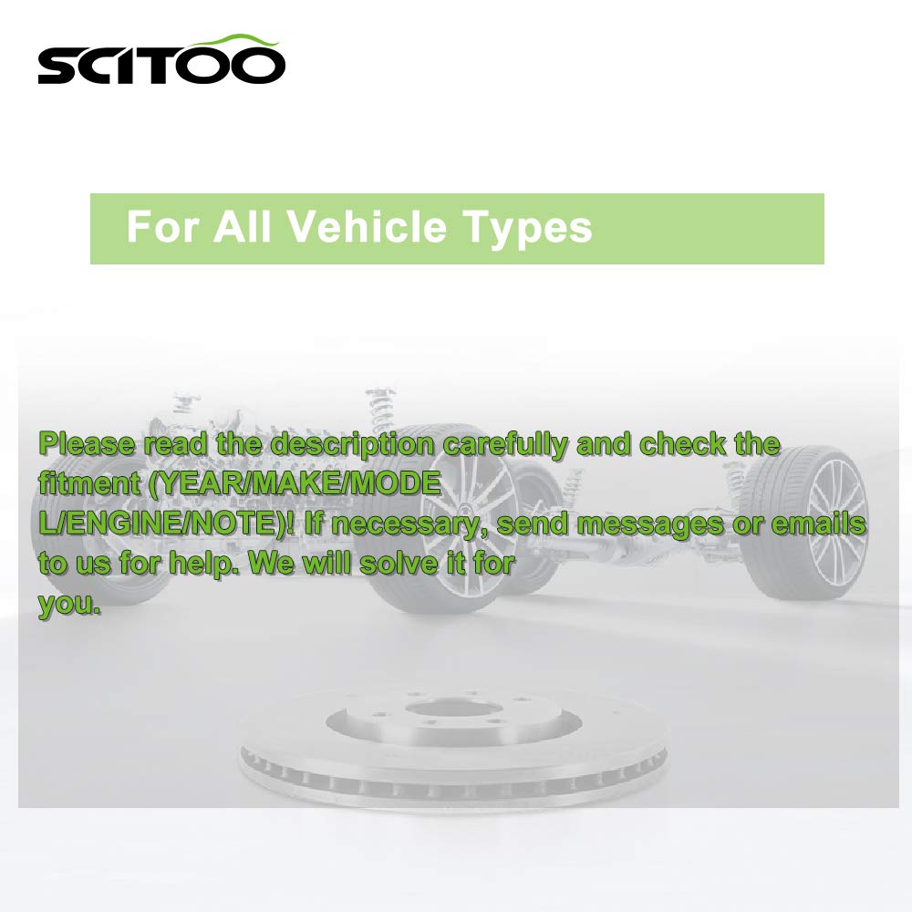 Ceramic Brake Pads Kits,Scitoo 8Pcs Brakes Pads Set Fit For 2006-2008 For Dodge For Ram 1500,2003-2008 For Dodge For Ram 2500,20