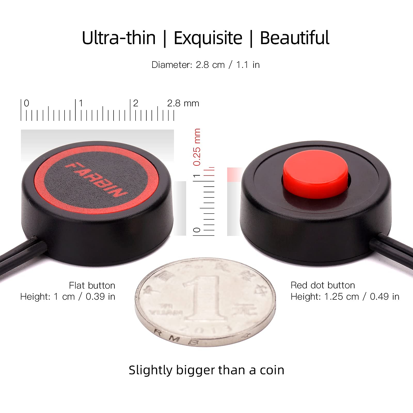 AOLIHAN Horn Button Switch, Waterproof Train Horn Wiring Kit, Relay Wiring Harness Kit for Truck Car Boat SUV ATV UTE (Flat Butt