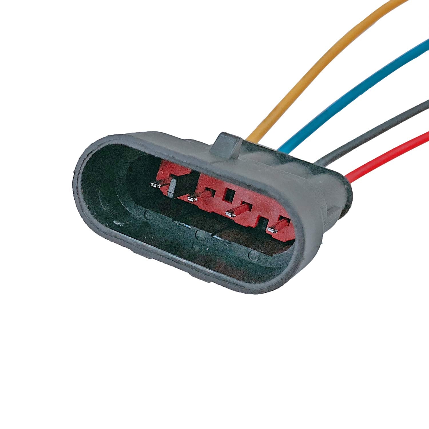 ZoneLiStore 4 Pin Way Waterproof Electrical Wire Connector Plug Automotive Wire Connectors Plug with Wire AWG Marine Pack of 10