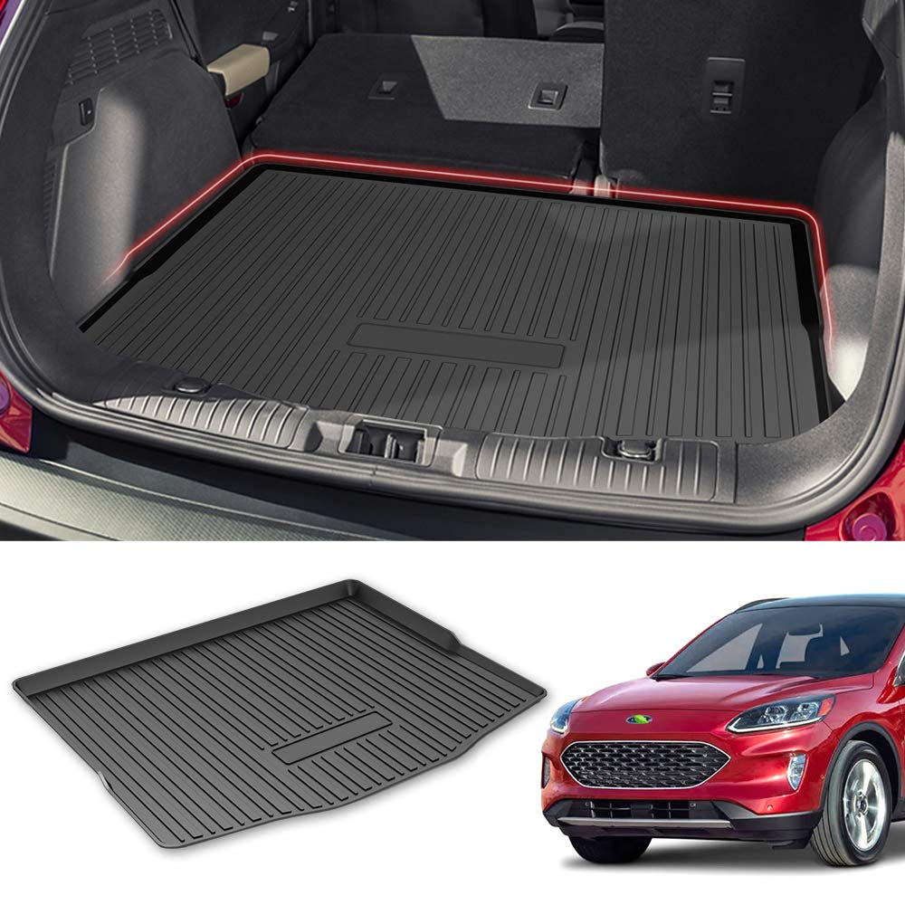 KUST Trunk Cargo Mat for 2020-2025 Ford Escape, All Weather Rubber Cargo Liner for Escape Accessories Rear Trunk Liner High Side