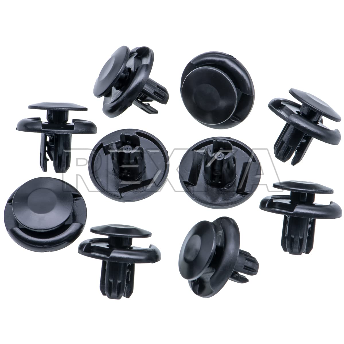 Rexka 10Pcs Fender Liner Splash Shield Bumper Retainer Clips Fastner 91512-Sx0-003 Fits Honda Acura Accord Civic Cr-Z Fit Insigh