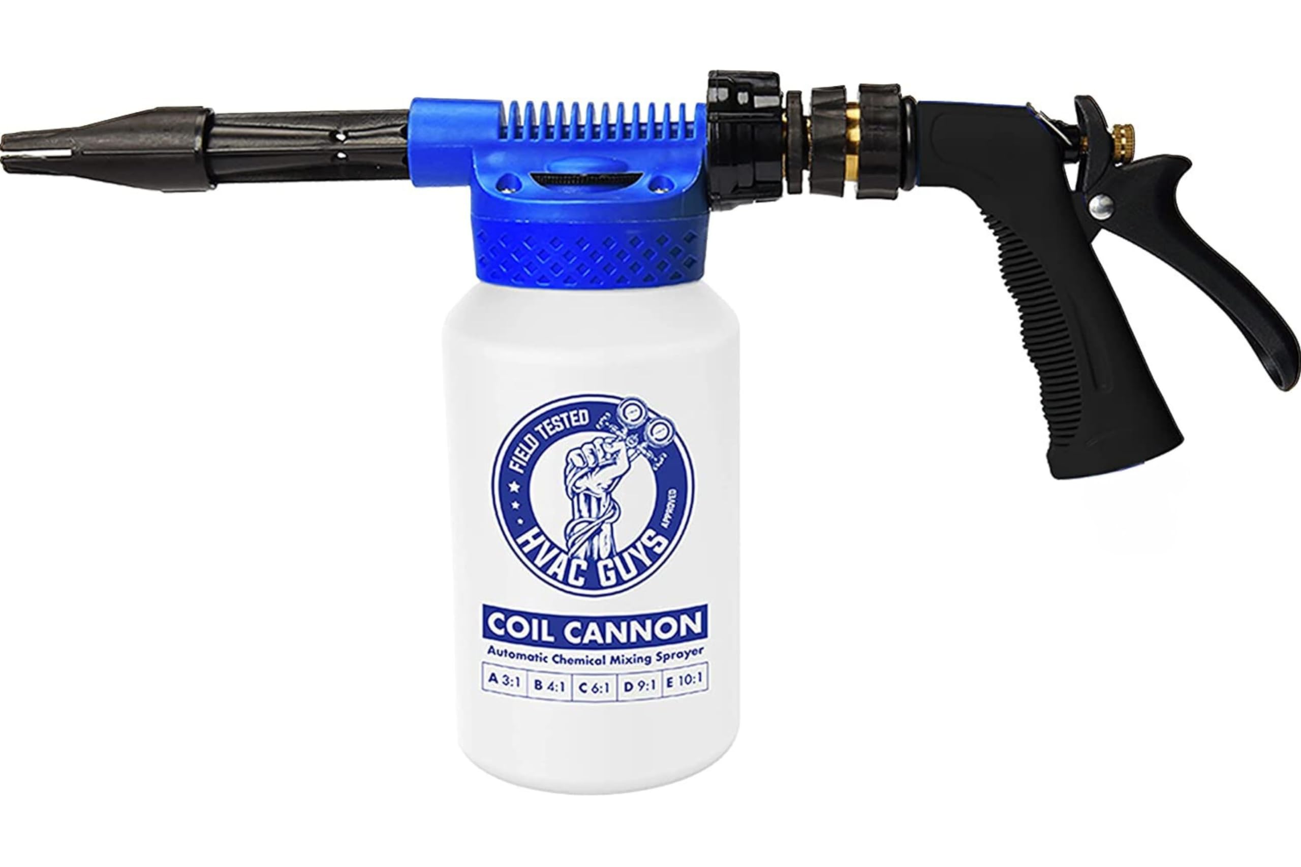 Hvac Guys Coil Cannon Cleaner Mixing Sprayer For Air Conditioner And Refrigeration Coil Cleaner Dilution Ratios - 2-Qt. Size - W