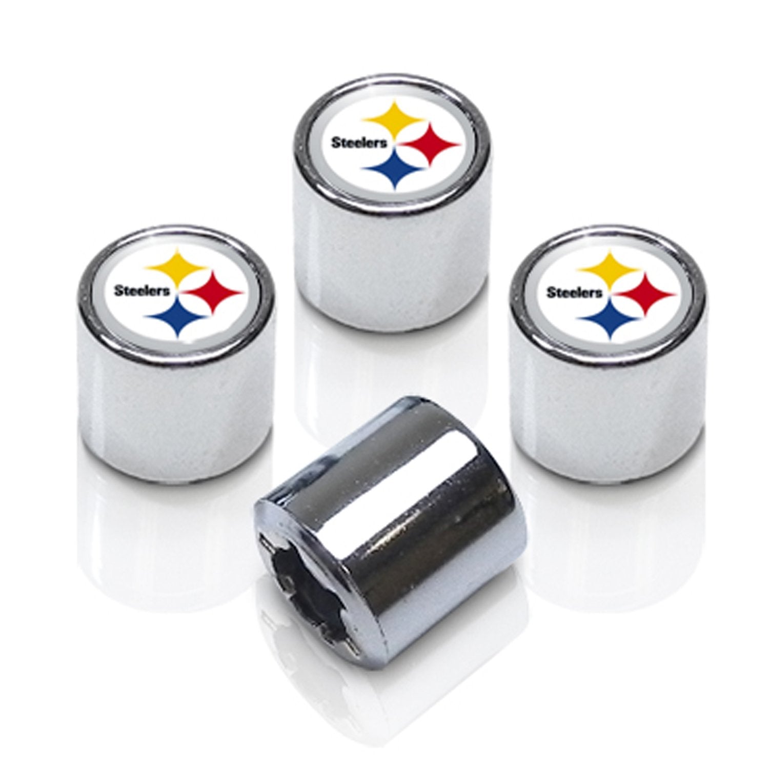 Pittsburgh Steelers Valve Stem Caps 4-Pack