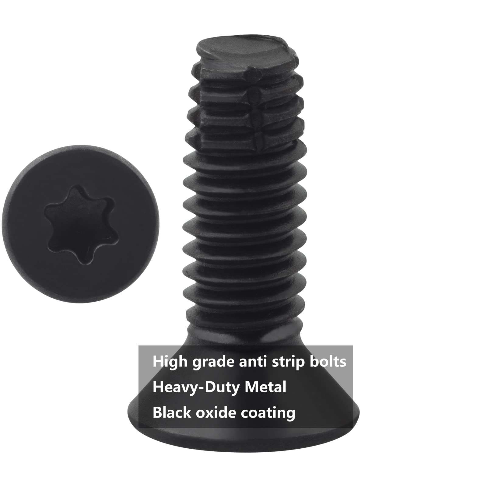 Torx Screws Bolts for Jeep Wrangler CJ YJ LJ TJ 1976-2006,Replacement for Doors, Windshield,Roll Bar,Tailgate and Soft-Top Torx