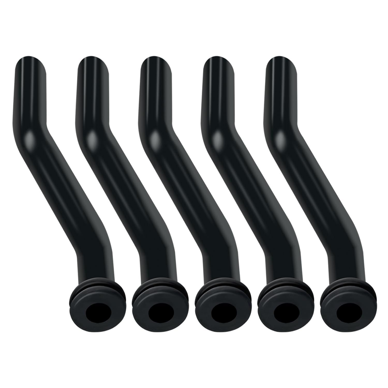 Shiosheng 5Pcs Vacuum Hoses 596163 593998, 797408 3 Inch, Black For B & S