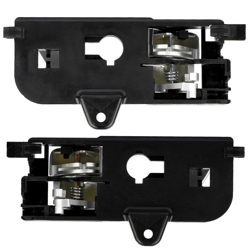Eccpp Door Handles Interior Inside Inner Front Driver Passenger Side For 2005-2008 For Hyundai Sonata Silver(2Pcs)