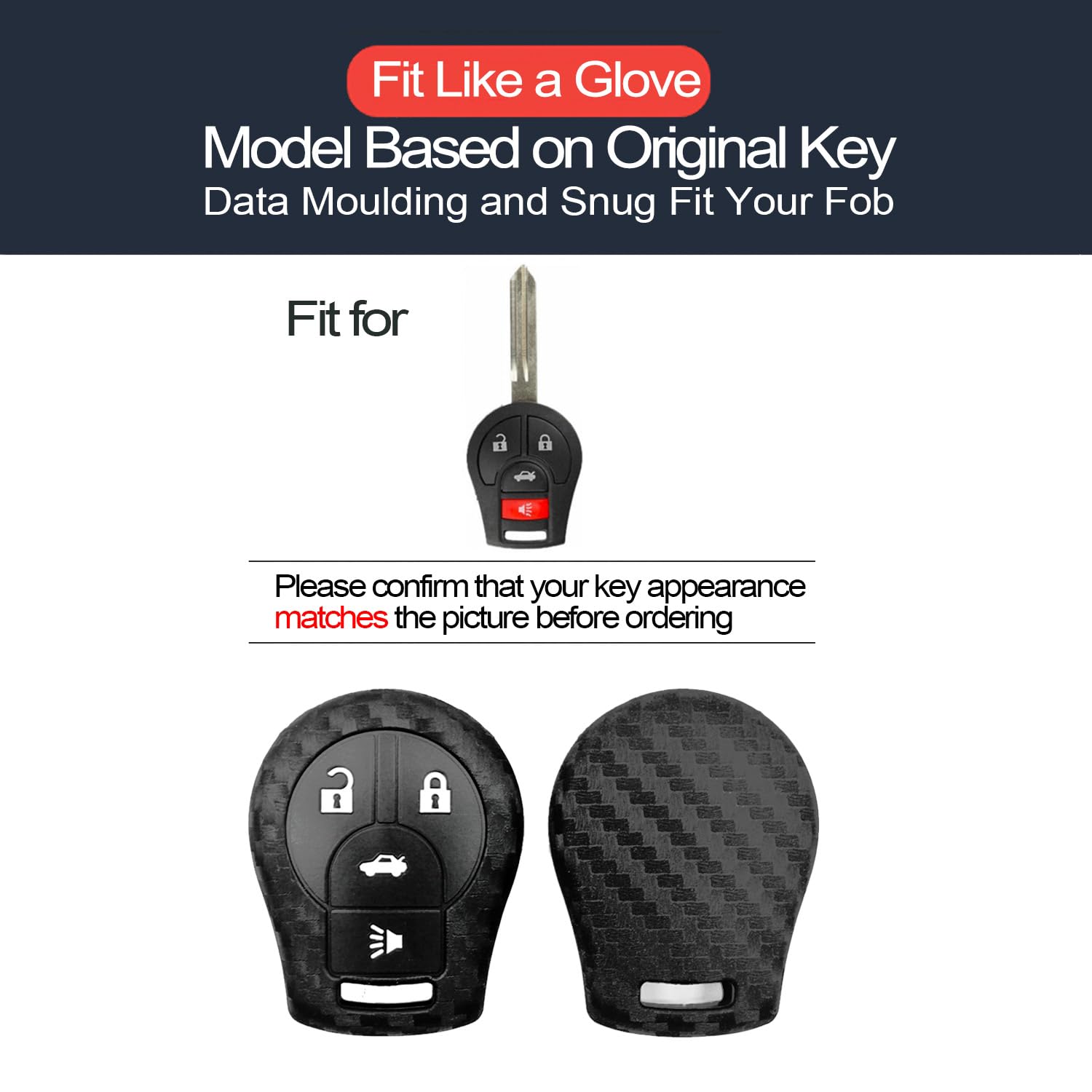 Infipar 2Pcs Compatible With Nissan 350Z Altima Armada Cube Juke Maxima Nv1500 Nv200 Nv2500 Nv350 Urvan Nv3500 Quest Rogue Sentr