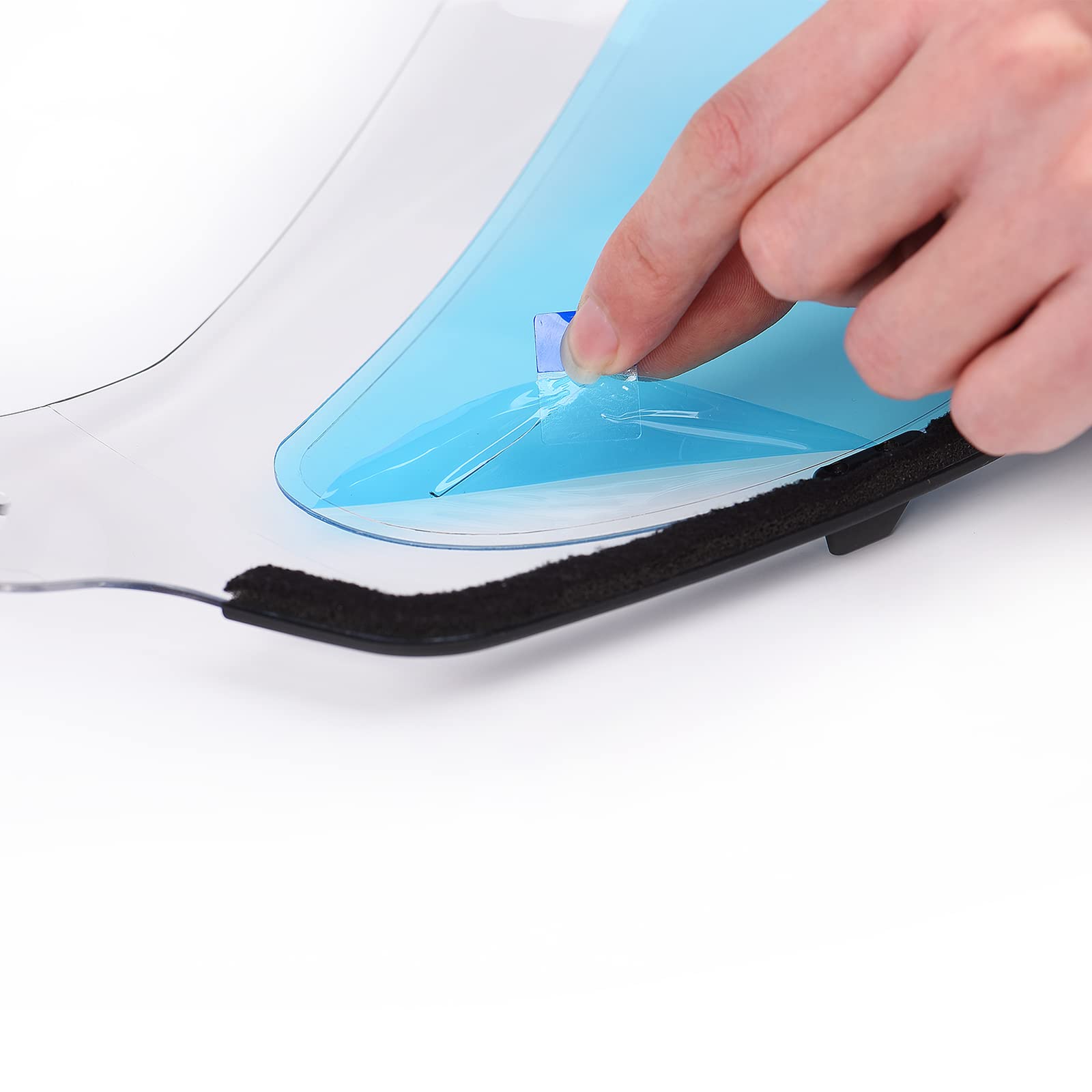 Weepro Anti Fog Film For Motorcycle Helmet Visor Compatible With Qwart Helmet Visor Protector Film Defogger Fog Resistant For He