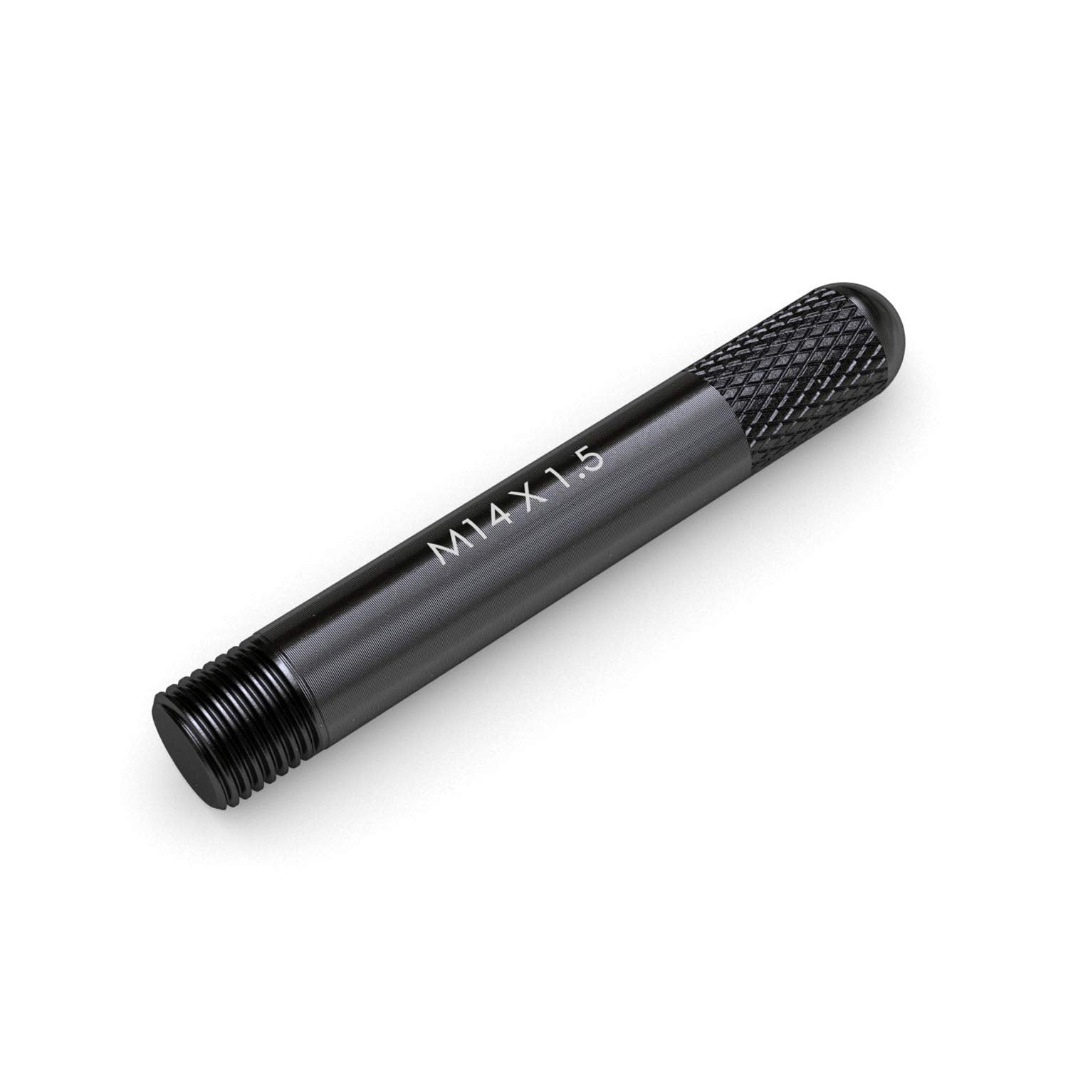 Black Steel Wheel Hanger Alignment Pin Guide Tool - Metric 14x1.5 Threads - Wheel Lug Bolt Automotive Mechanic Tool Compatible w