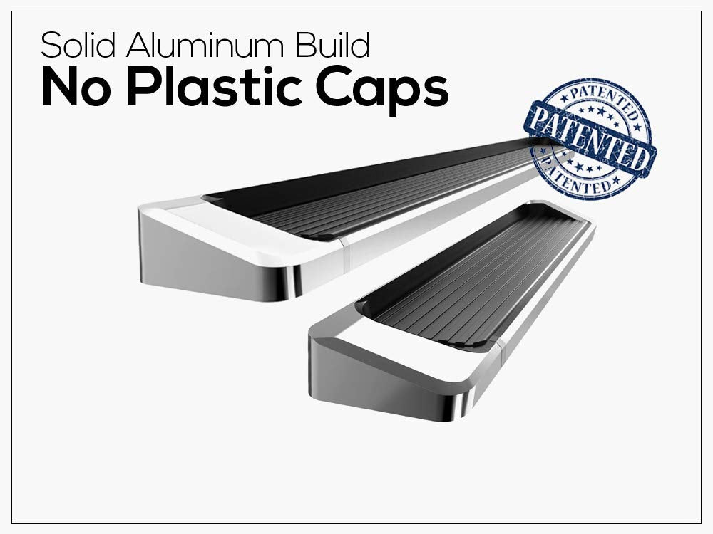 APS Running Boards 6 inches Silver Compatible with Ford Transit 2015-2025 Full Size Van 3-Door (Exclude 2022-2025 E-Transit) (Ne