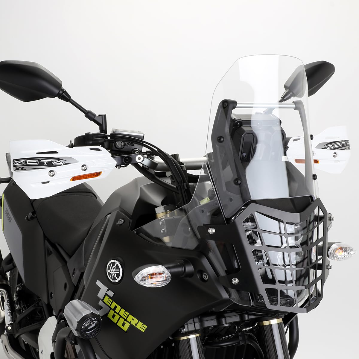 Zeta Xc Flasher White Hand Shields (Pair) For Armor Handguards