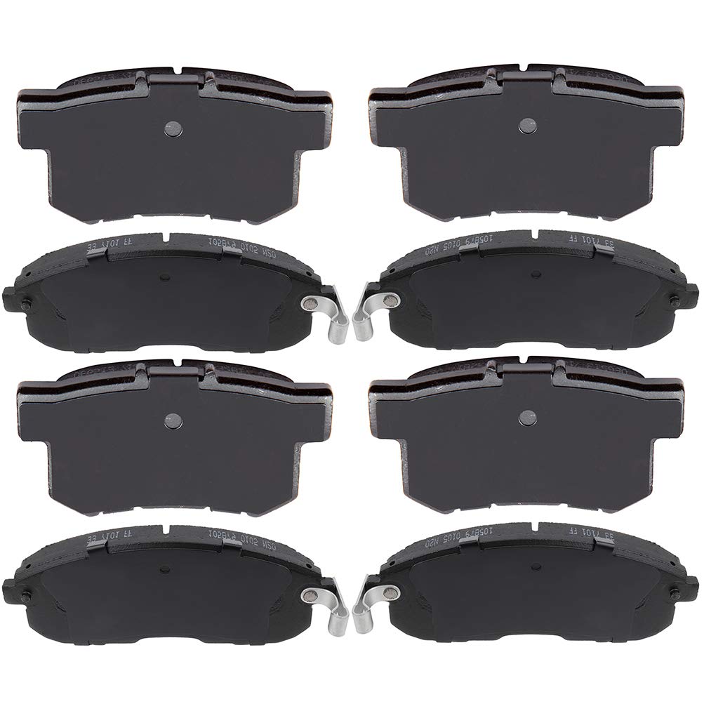cciyu D815 D537 Front & Rear Professional Ceramic Brake Pads Set fit For 2007-2013 For Suzuki SX4,2007-2012 For Suzuki SX4 4WD
