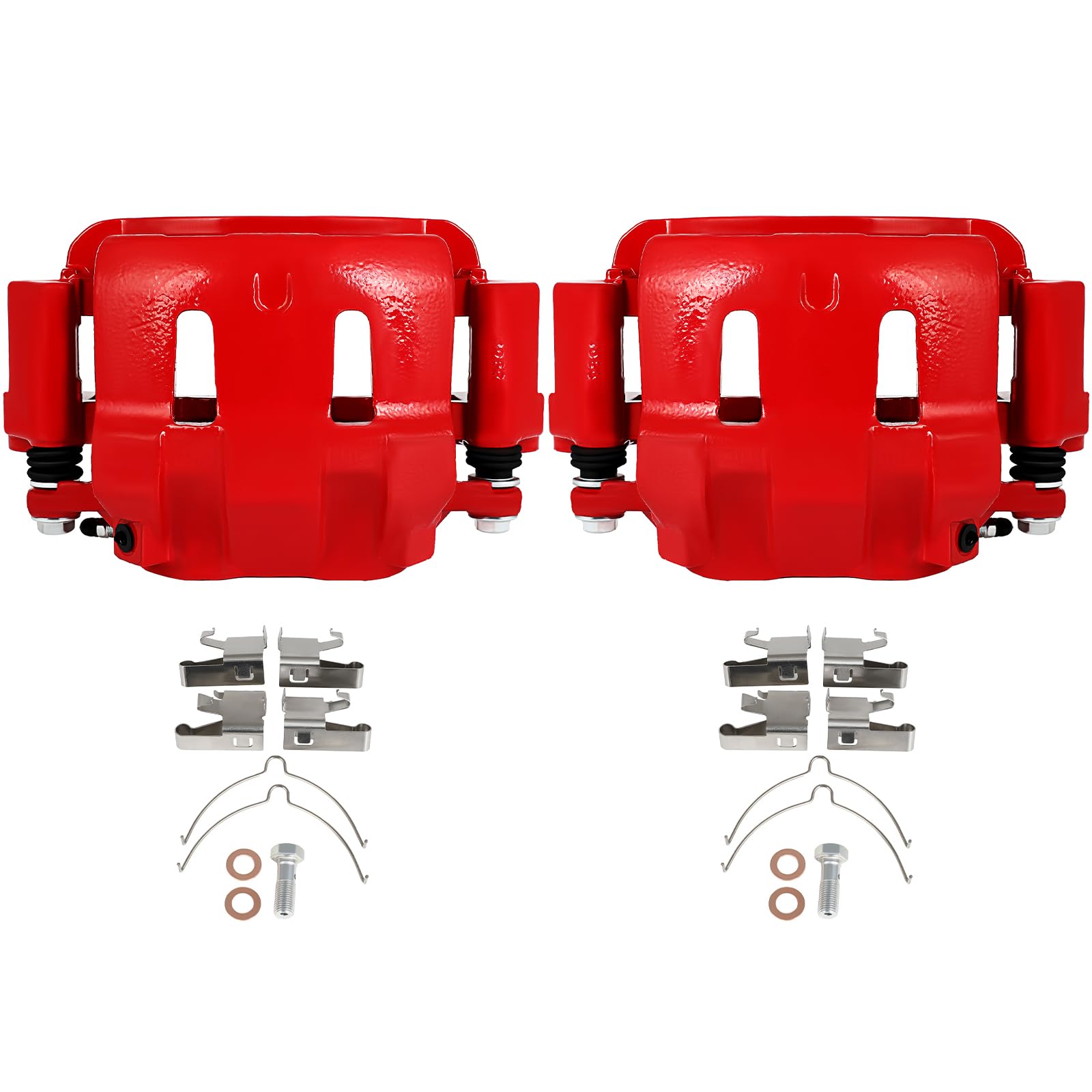 Scitoo 18-B4791 18-B4790 Front Left & Right Disc Brake Calipers Assembly W/Bracket For Ford For Excursion 2000-2005,For Ford For