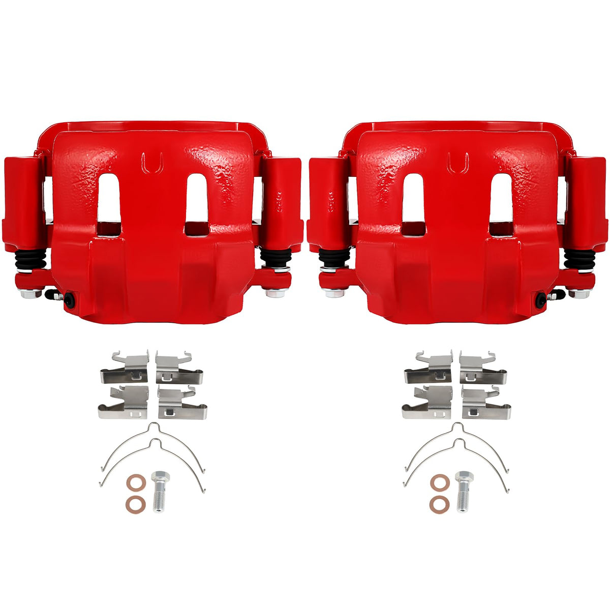 Scitoo 18-B4791 18-B4790 Front Left & Right Disc Brake Calipers Assembly W/Bracket For Ford For Excursion 2000-2005,For Ford For