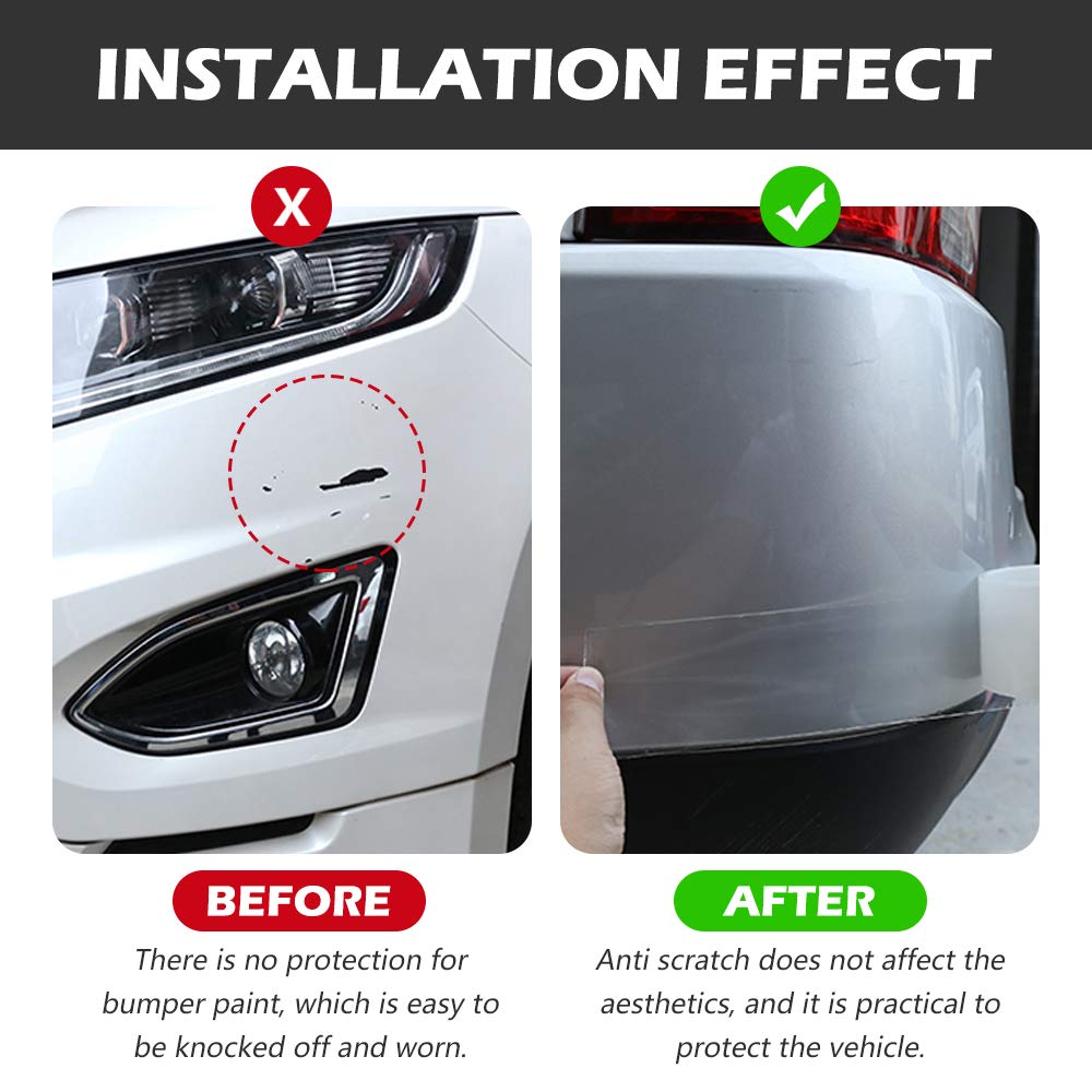Cloudbuyer Universal Door Edge Protector, Clear Sill Guard Film With Anti-Collision Protection For Vehicles (33Ft X 1.2In, Trans