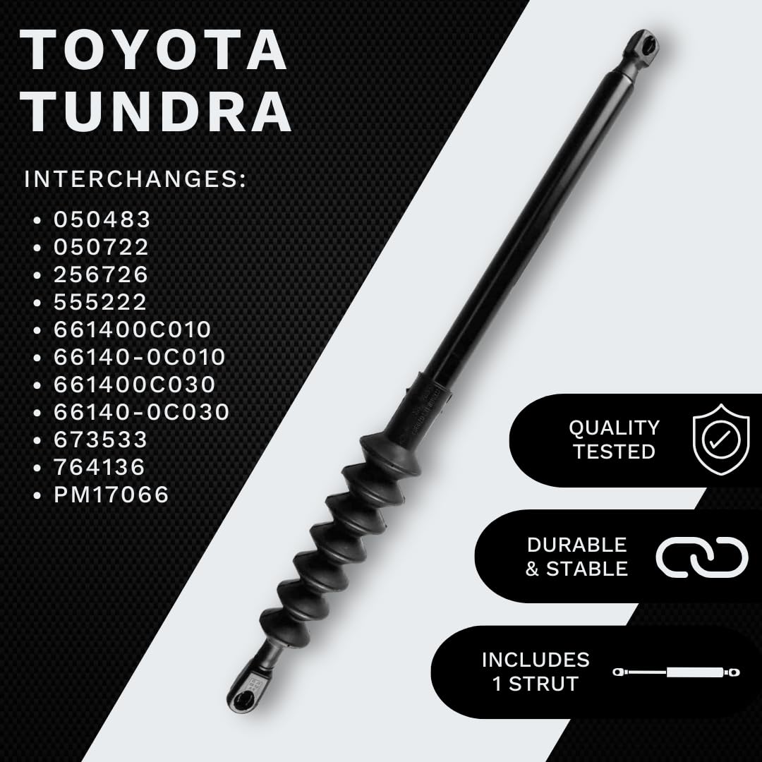 Lift Supports Depot Qty (1) Fits Tundra Rear Tailgate 2007 To 2021 Replaces 66140-0C010 - Direct Fit And Easy Installation