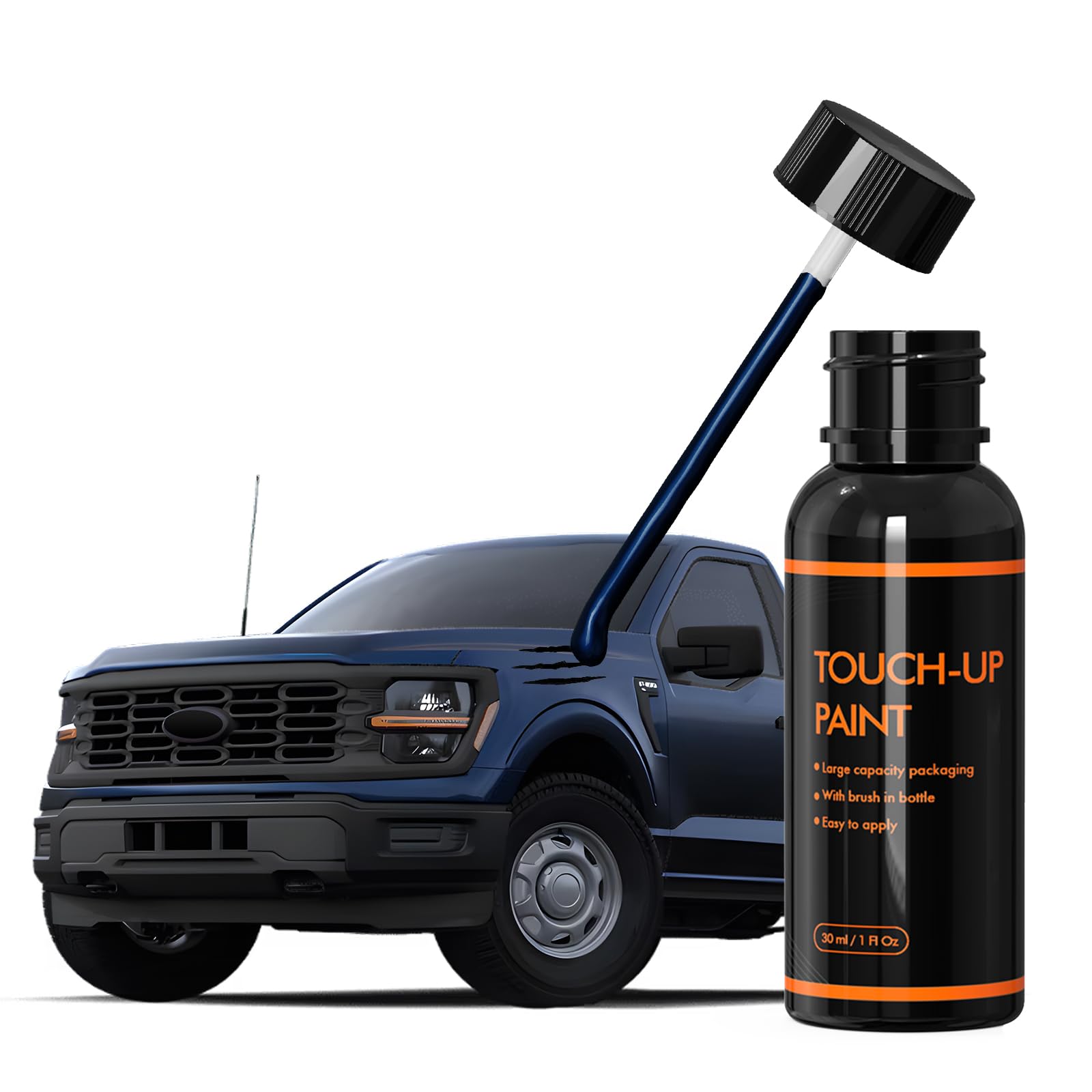 XTryfun HX Antimatter Blue Touch Up Paint Kit - DIY Car Scratch Repair for Ford F-150/Mustang/Expedition/Lightning/Responder/Esc