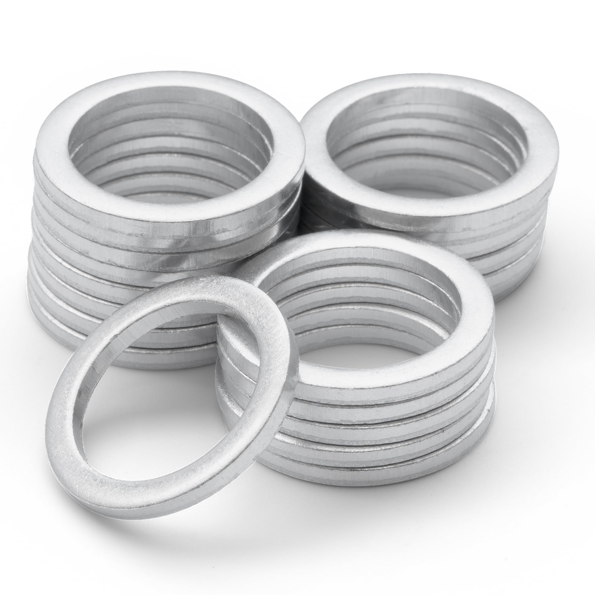 Votex - Made In Usa - M18 18Mm Oil Drain Plug Crush Washer Gasket Seal Ring For Honda/Acura And More - Oil/Coolant - Aluminum - 20 Pack - 94109-2000, 90471-Px4-000, Acwm18