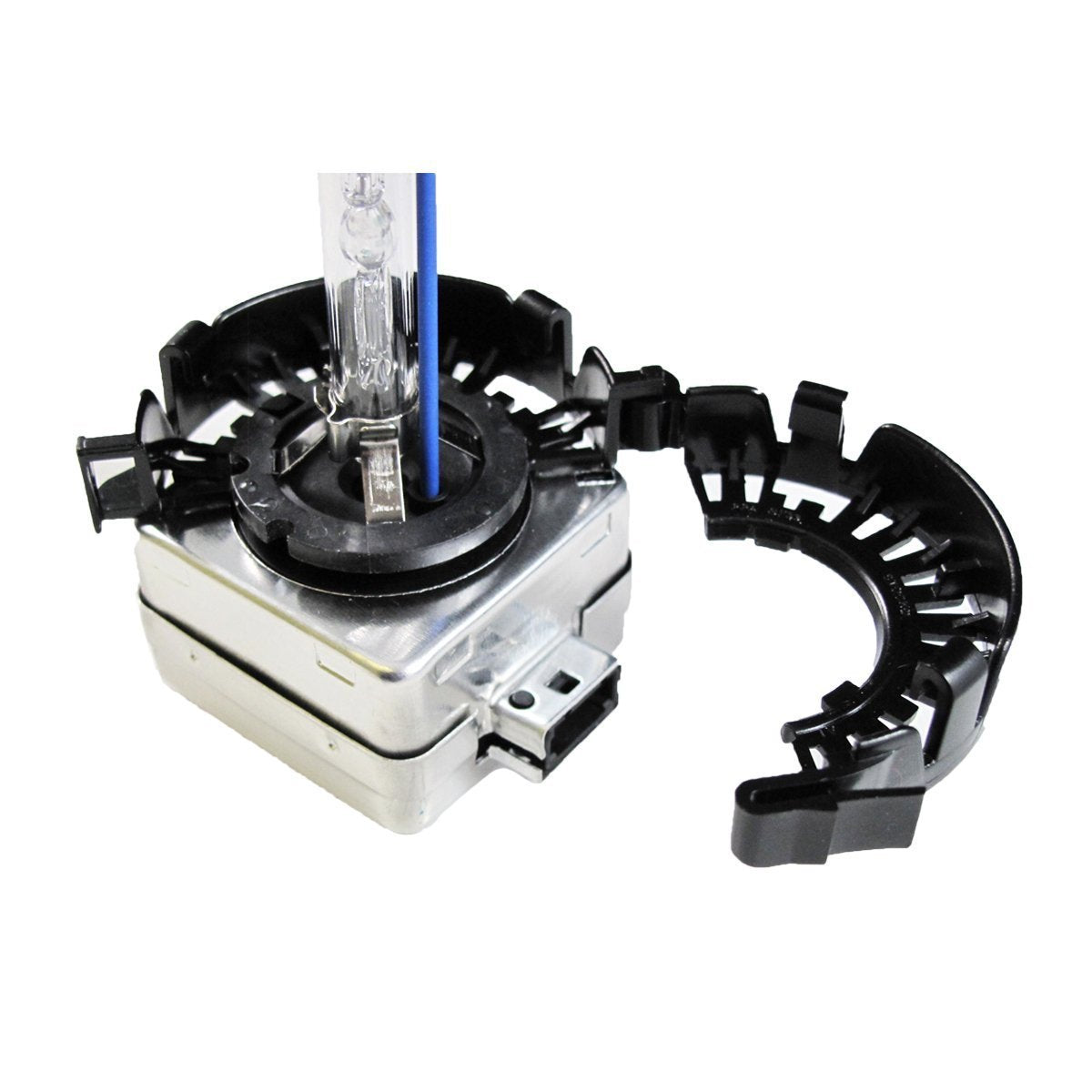 Xotic Tech 2Pcs Plastic D1S D3S Xenon Light Bulbs Holders Clip Rings Retainers Compatible With Audi Or Bmw Or Mercedes Or Cadillac Or Lincoln Or Jaguar Or Range Rover Or Buick, Etc