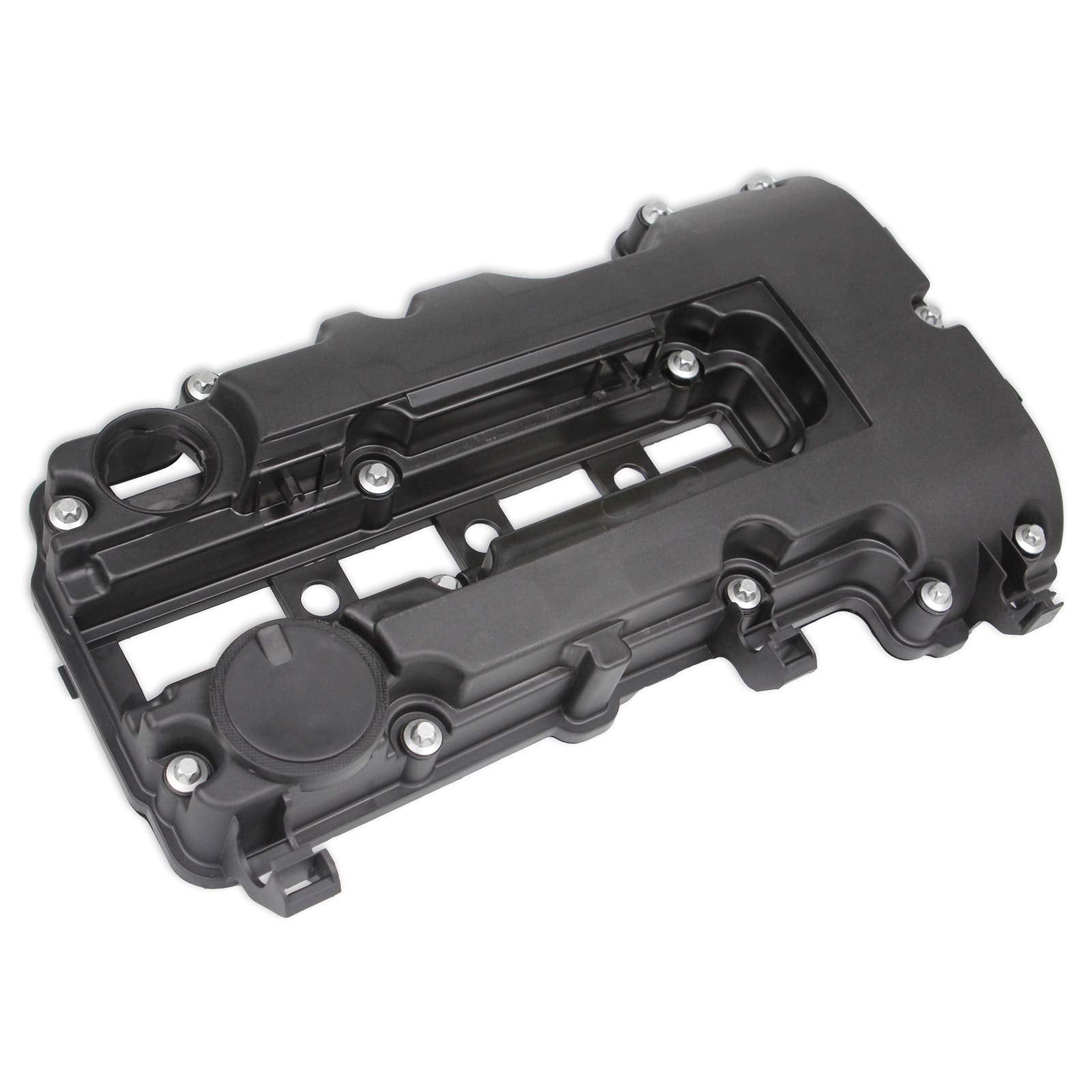 Mitzone Engine Valve Cover Compatible With 2011-2019 Chevy Cruze Sonic Volt Trax Buick Encore Cadillac Elr 1.4L Turbo Replace# 55573746 25198498 264-968
