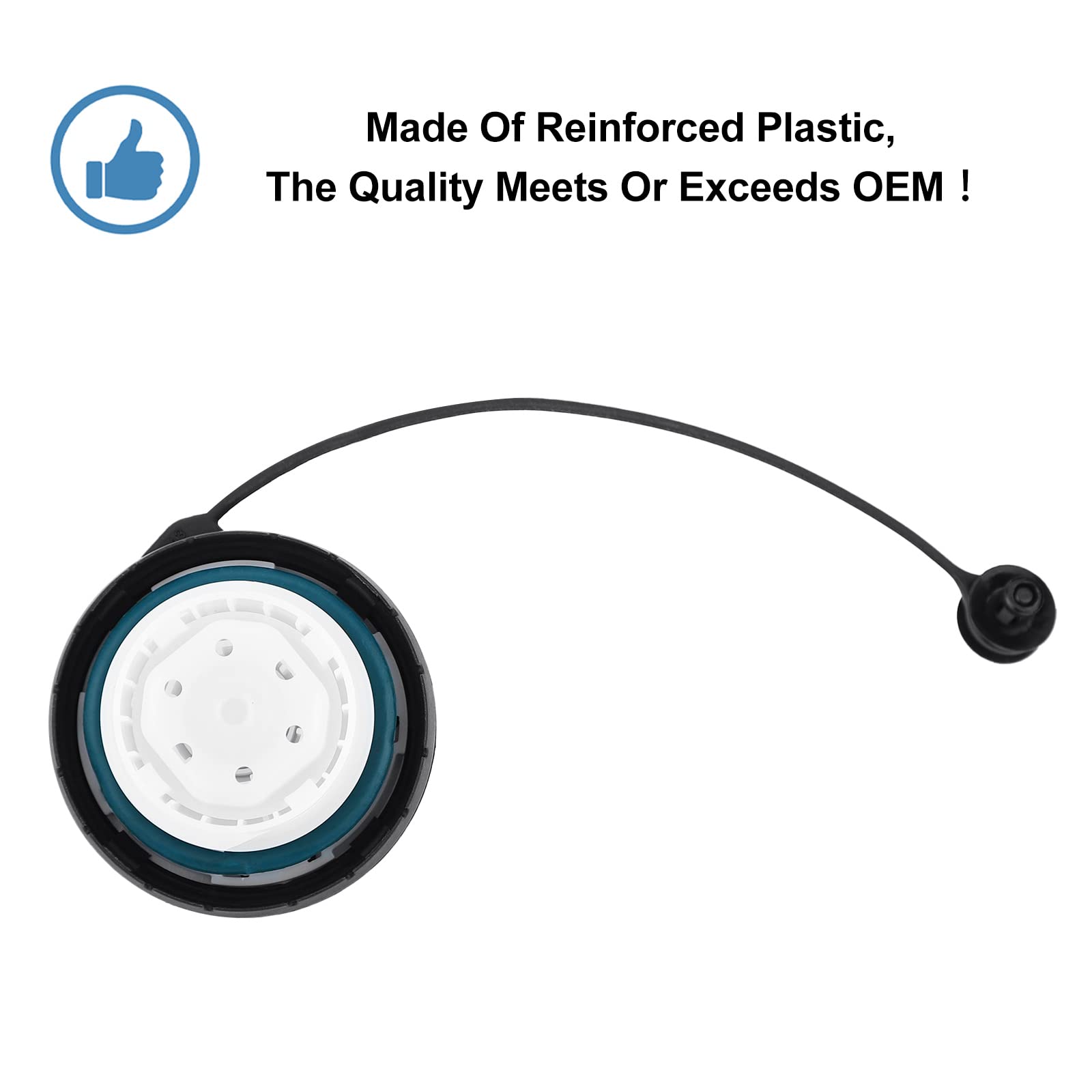 Fuel Tank Filler Cap,Gas Cap Compatible With Buick Cadillac Chevy Gmc - 2012-2015 Cts, 2010-2015 Srx Camaro, 2010-2017 Equinox Terrain, 2014-2020 Impala, 2013-2015 Malibu And More,Replace # Gt329