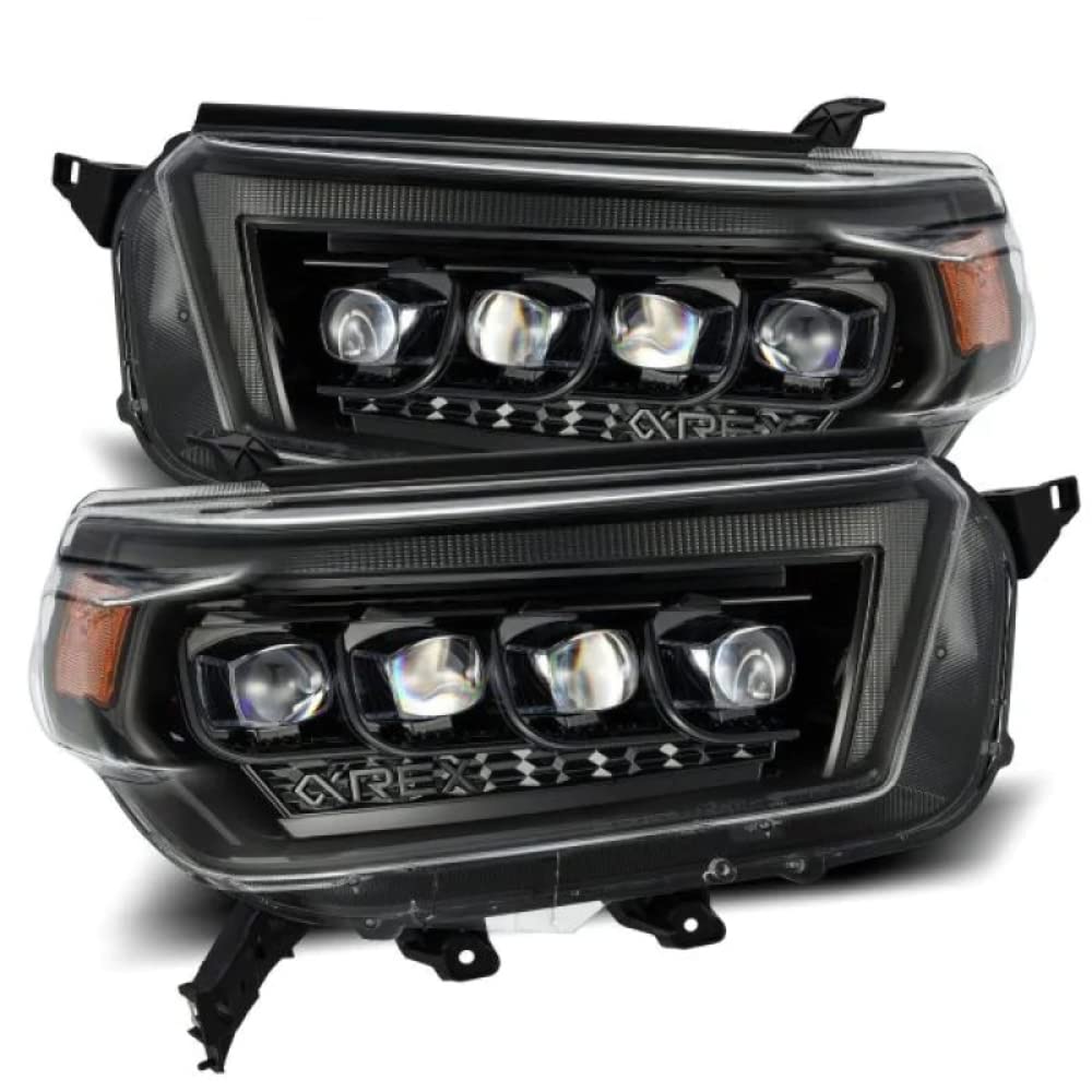 Alpharex Usa 880758 Nova Series Projector Headlights Fits Toyota 4Runner, Clear