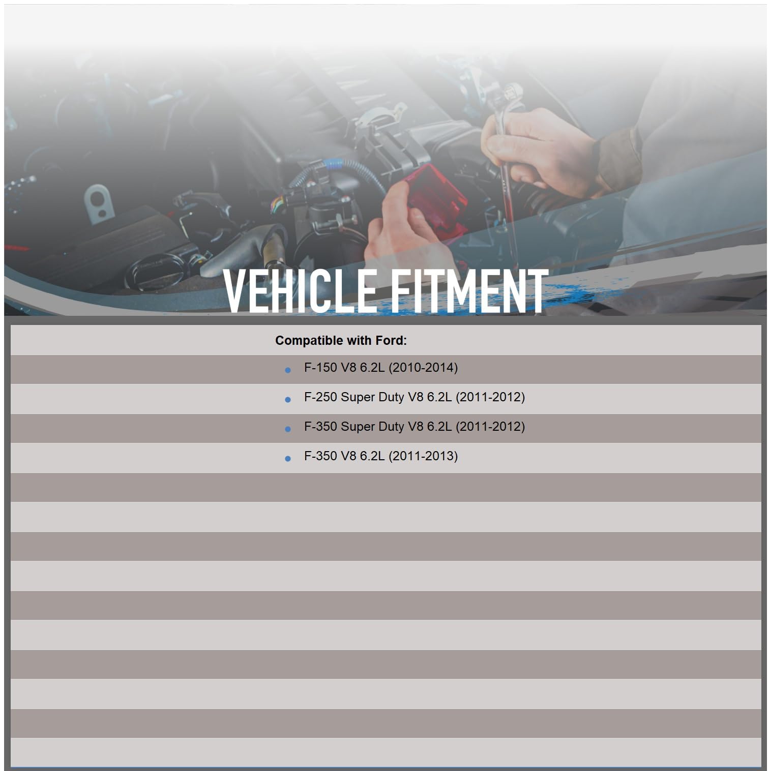 OEG Parts New Alternator Compatible With Ford F150 V8 2010-2014, F250 F350 SuperDuty V8 6.2L 2011 2012 L3T10300AC, AL3Z10346B, 2