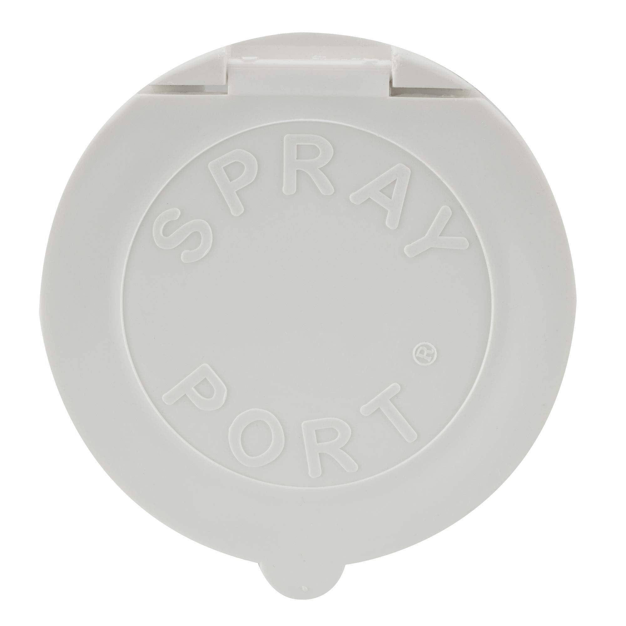RecPro RV Exterior Spray Port Hook-Up Connector (Port Only) (White)