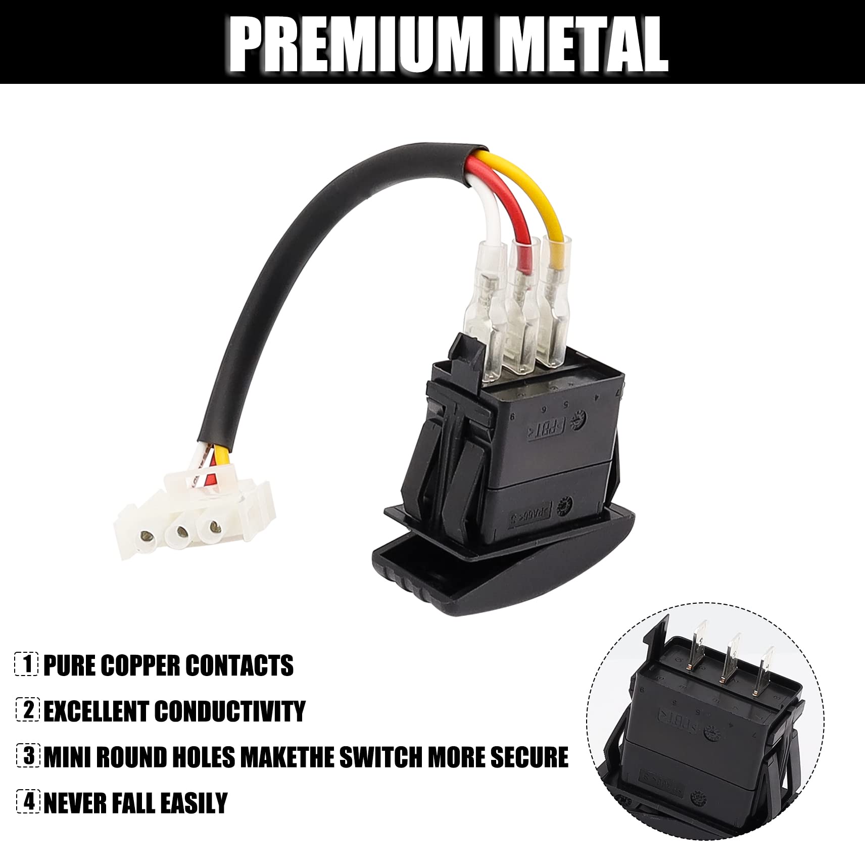 Cartclan Forward Reverse Switch, Suitable For 1996-2004 Yamaha G19, G22, Golf Carts#Jr1-H2917-10 Jr1-H2917-20