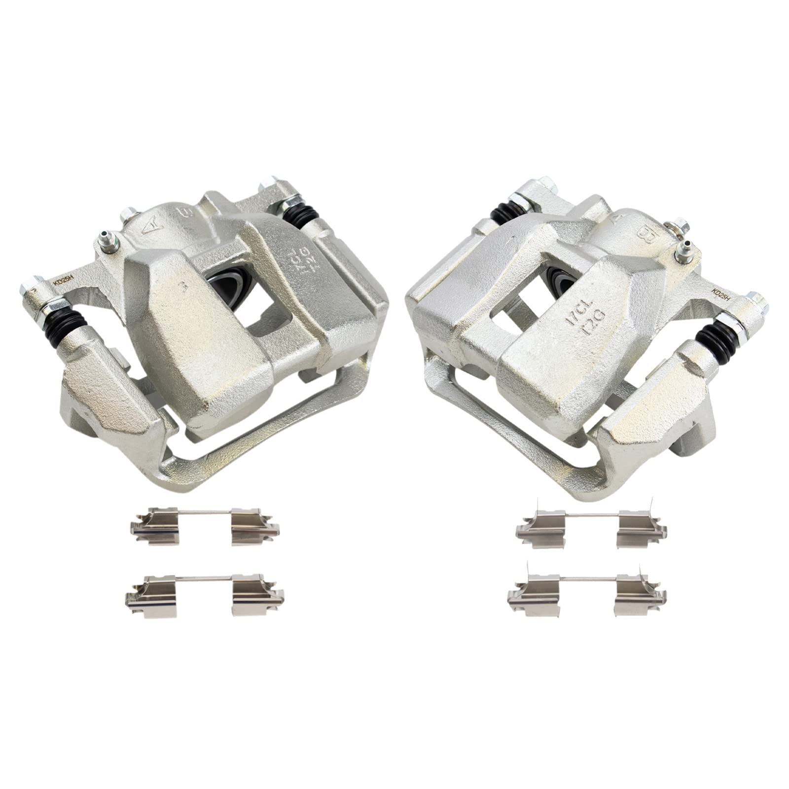 Trq Front Brake Caliper Set Compatible With 2013-2022 Honda Accord 2016-2022 Hr-V