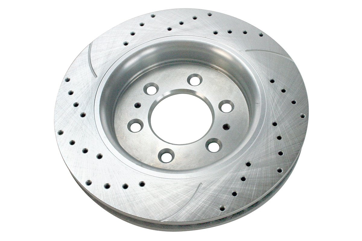 Autoshack Front Drilled Slotted Brake Rotors Silver Pair Of 2 Driver And Passenger Side Replacement For 2007-2021 Ford Expedition 2010-2020 F-150 2007-2021 Lincoln Navigator 4Wd Awd Rwd Pr64155Dszpr