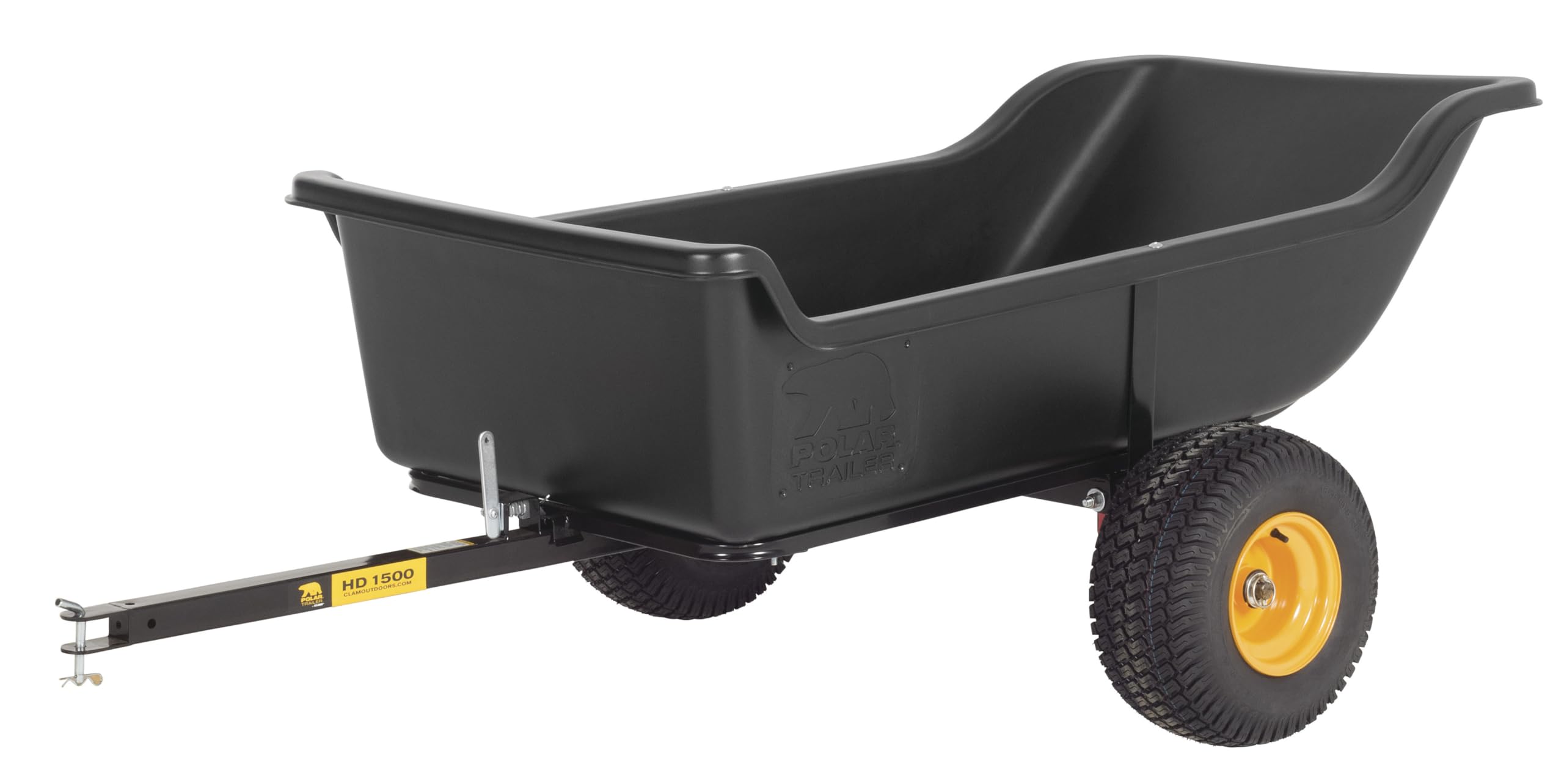 Polar Trailer 8233 HD 1500 Trailer, 1500 lbs. - 22 cu.ft, Black