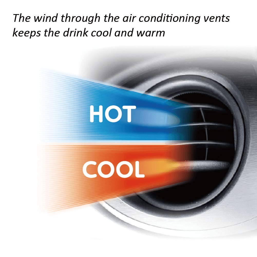 Littlemole Car Cup Holder, Car Air Vent Cup Bottle Mount, Adjustable A/C Vent Drink Holder Stand For Coffee,Water,Juice,Tea