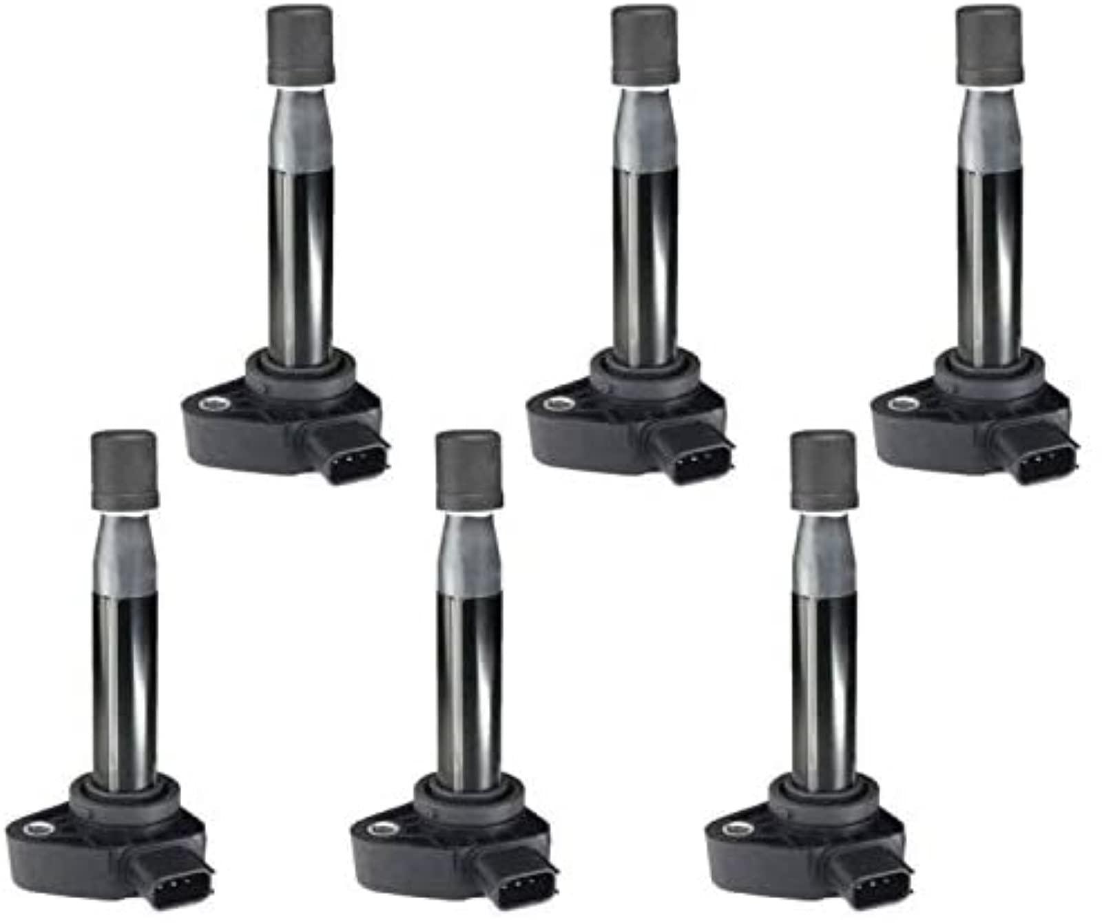 Ena Set Of 6 Ignition Coil Pack 3.0L 3.2L 3.5L Compatible With Acura Honda 2001 2002 2003 2004 2005 2006 2007 2008 Accord 2009 2010 Odyssey Cl Rl Tl 3.0L 3.2L 3.5L Coils For Uf242 C1221 30520P8Ea01