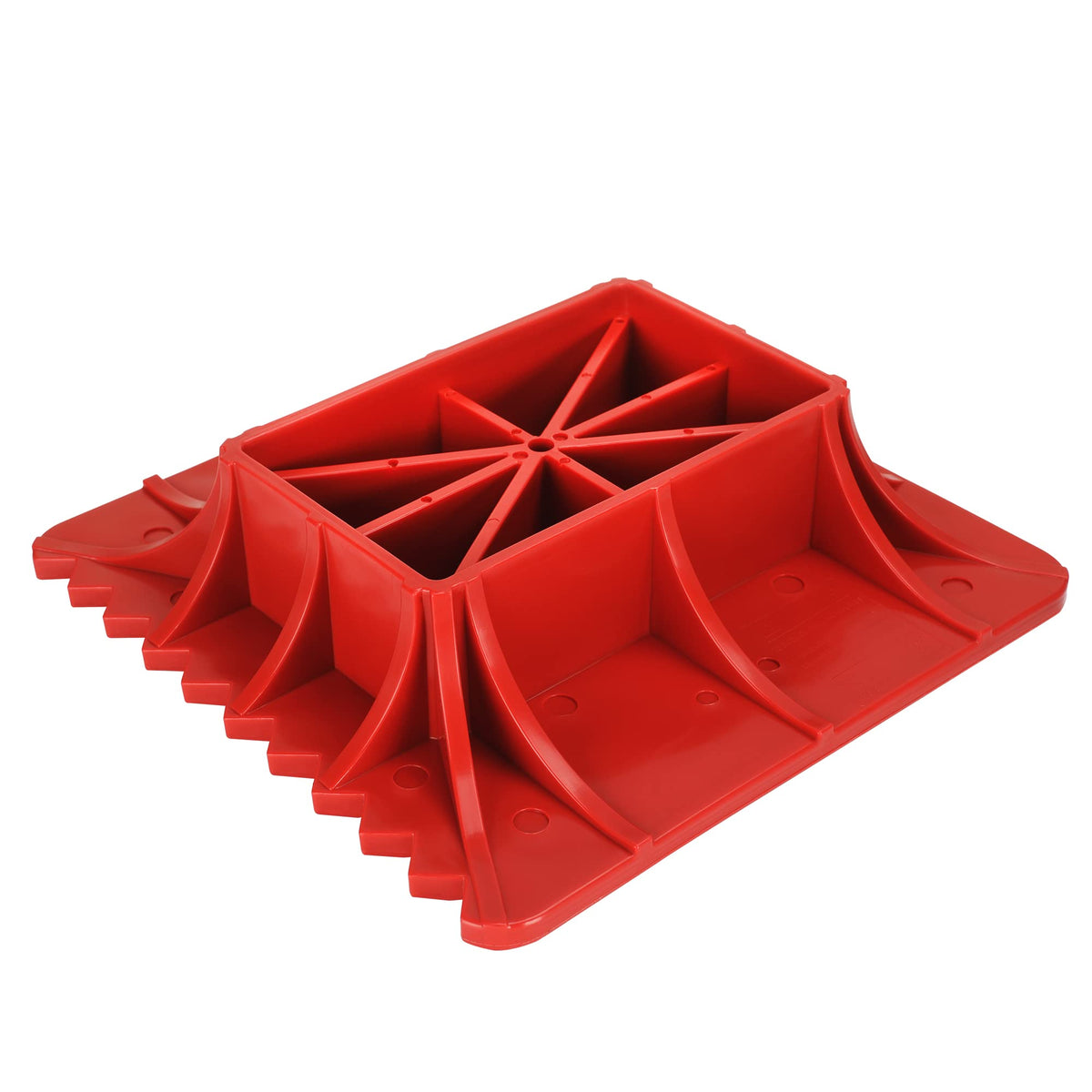 Seven Sparta Off-Road Base Compatible With Hi Lift Jack Pp Pad To Alleviate Jack Hoisting Sinkage (Red)
