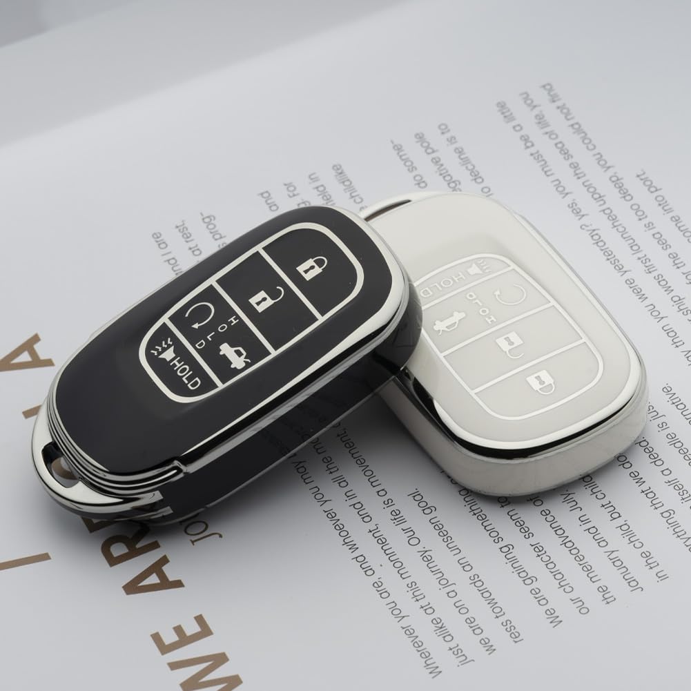Tautrophen Key Fob Cover For Honda 2023 2024 Civic Accord Pilot Hrv Crv Odyssey Car Key Case Protector Holder Shell