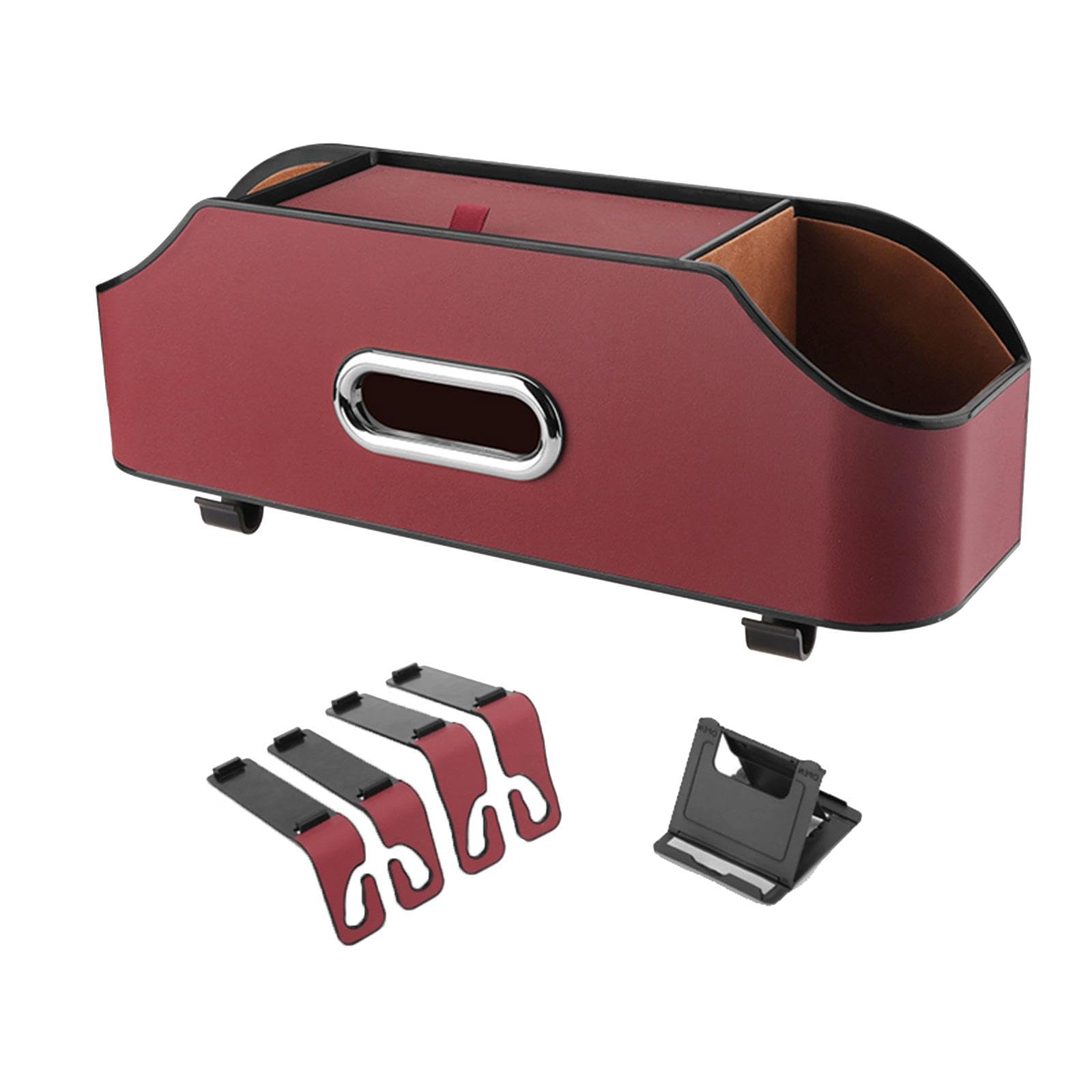 Ujeavette Car Seat Back Storage Box Car Seat Back Organizer For Automotive Adults