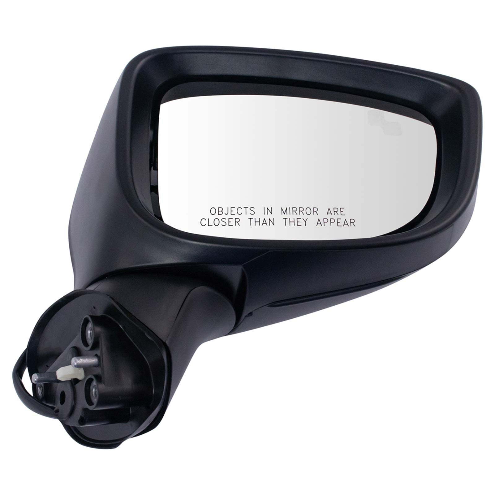 TRQ Right Mirror Passenger Side Compatible with 2014-2016 Mazda 3 MA1321192