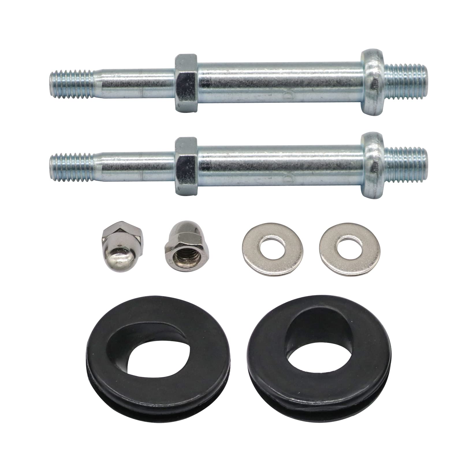 Cartclan Top Front Roof Support Bolt Stud And Grommet Repair Kits, Suitable For 2003-2007 Yamaha G22 Golf Carts Oem#Ju0-K834A-00