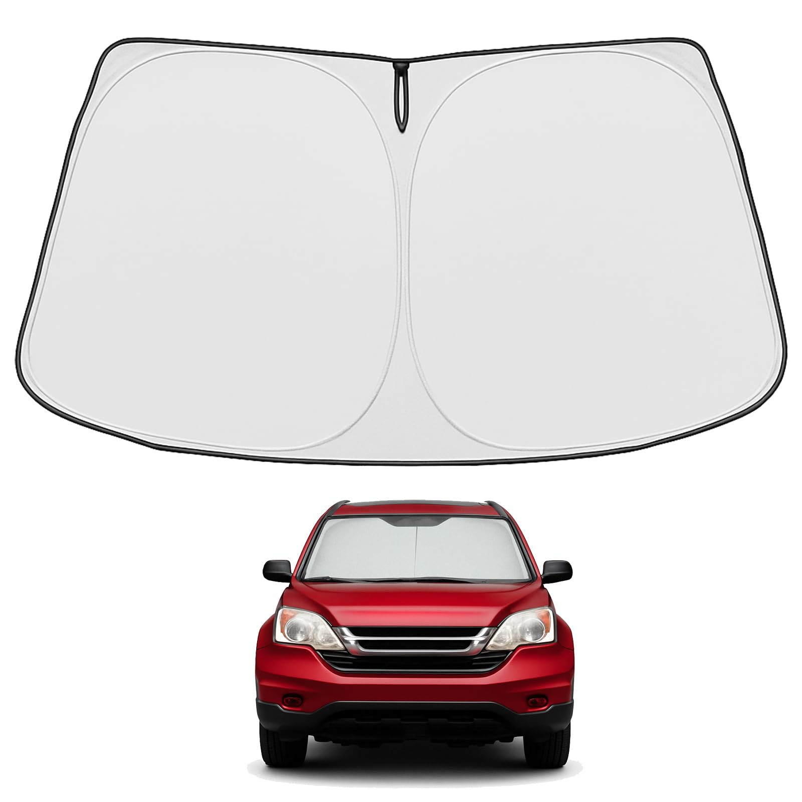 Proadsy 2025 Upgrade Front Windshield Sun Shade Foldable Sunshade Protector Custom Fit 2023-2024 2025 Honda Crv Suv, Lx, Ex, Ex-L, Sport Hybrid, Touring Accessories