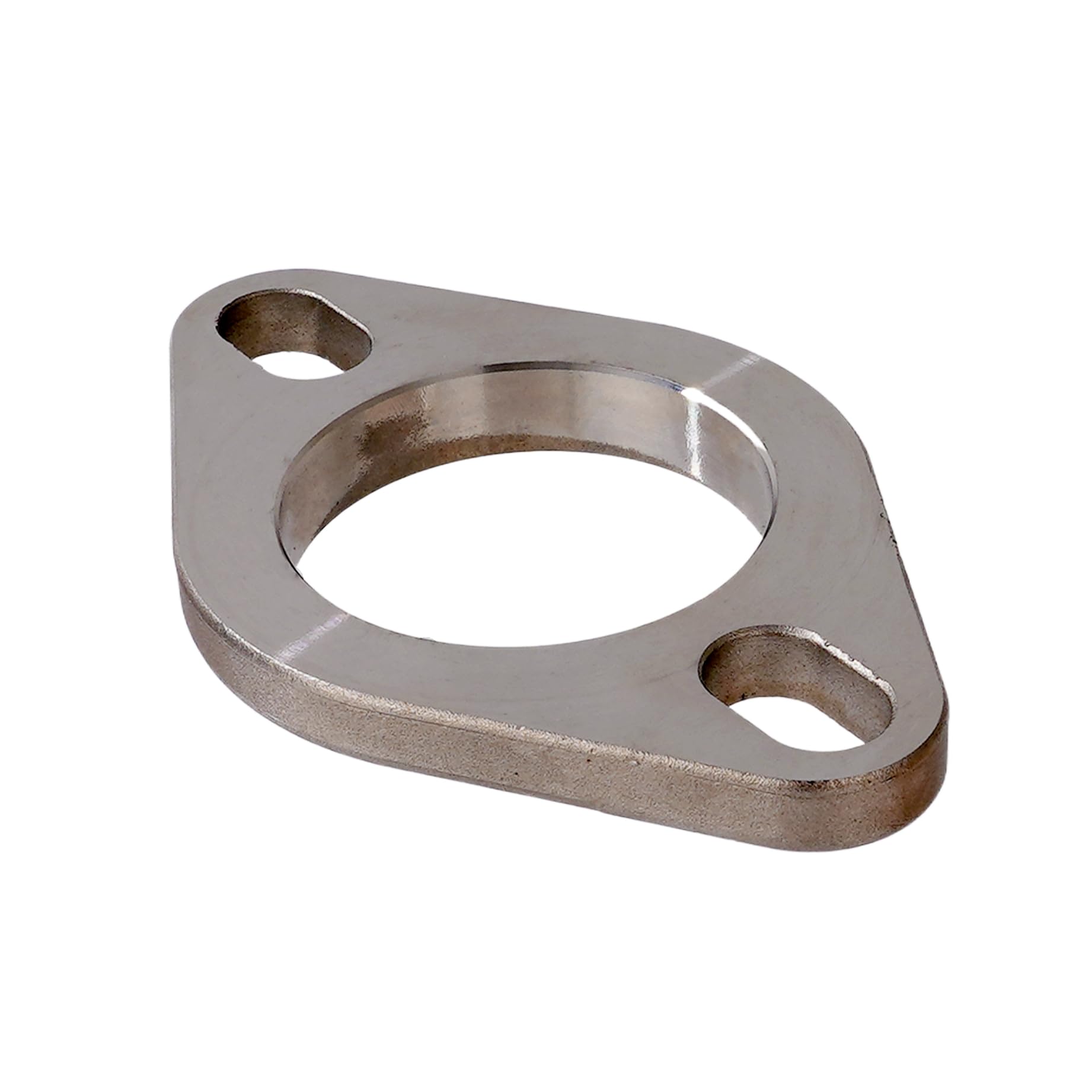 Rwraps 2 Inch 2 Bolt Exhaust Flange and Gasket,Stainless Steel Exhaust Flange with Flange Bolts and Nuts