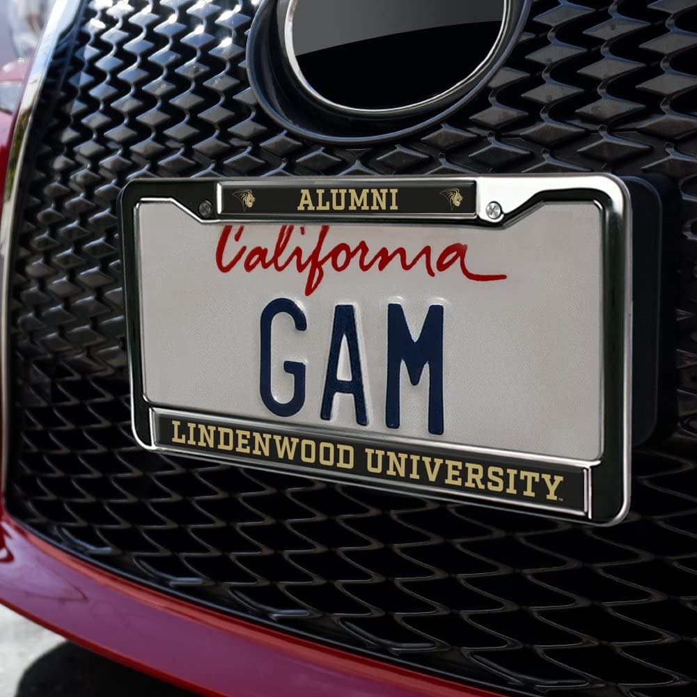 Lindenwood University Alumni Logo Full Size Standard License Plate Metal Frame