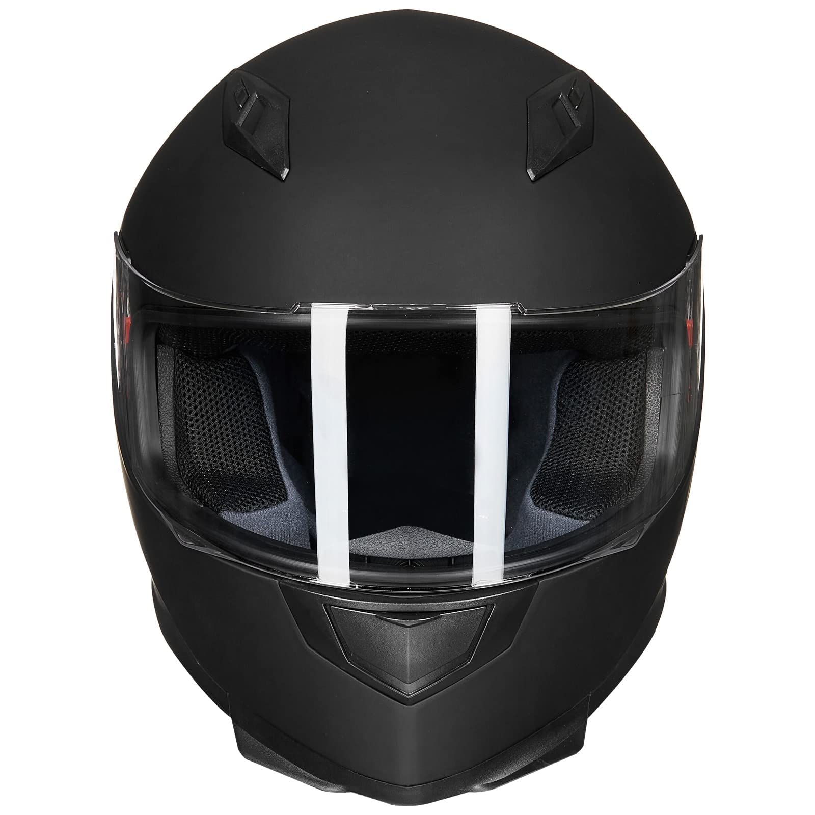 Ilm Full Face Motorcycle Street Bike Helmet With Removable Winter Neck Scarf + 2 Visors Dot Model-Jk313 (Xl, Matte Black)